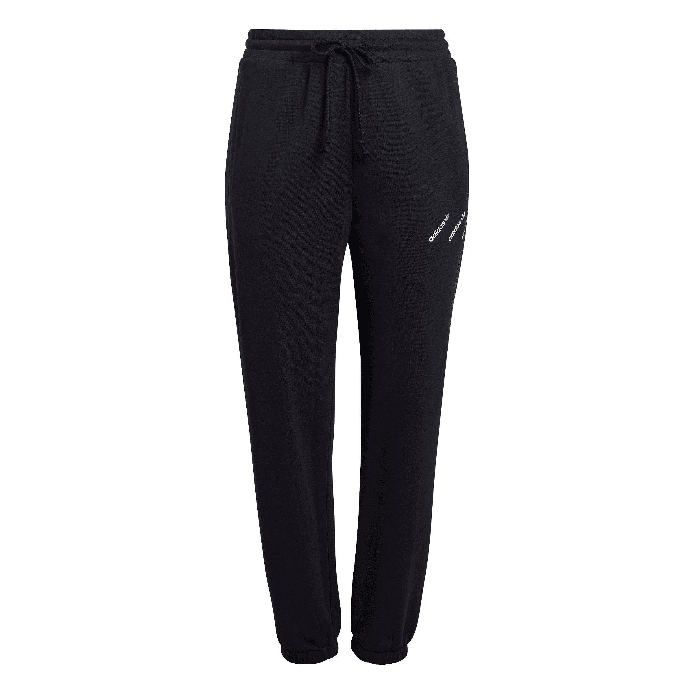 Adidas Originals Women's Closed Hem Fleece Joggers - Black - 32-34(4X)
