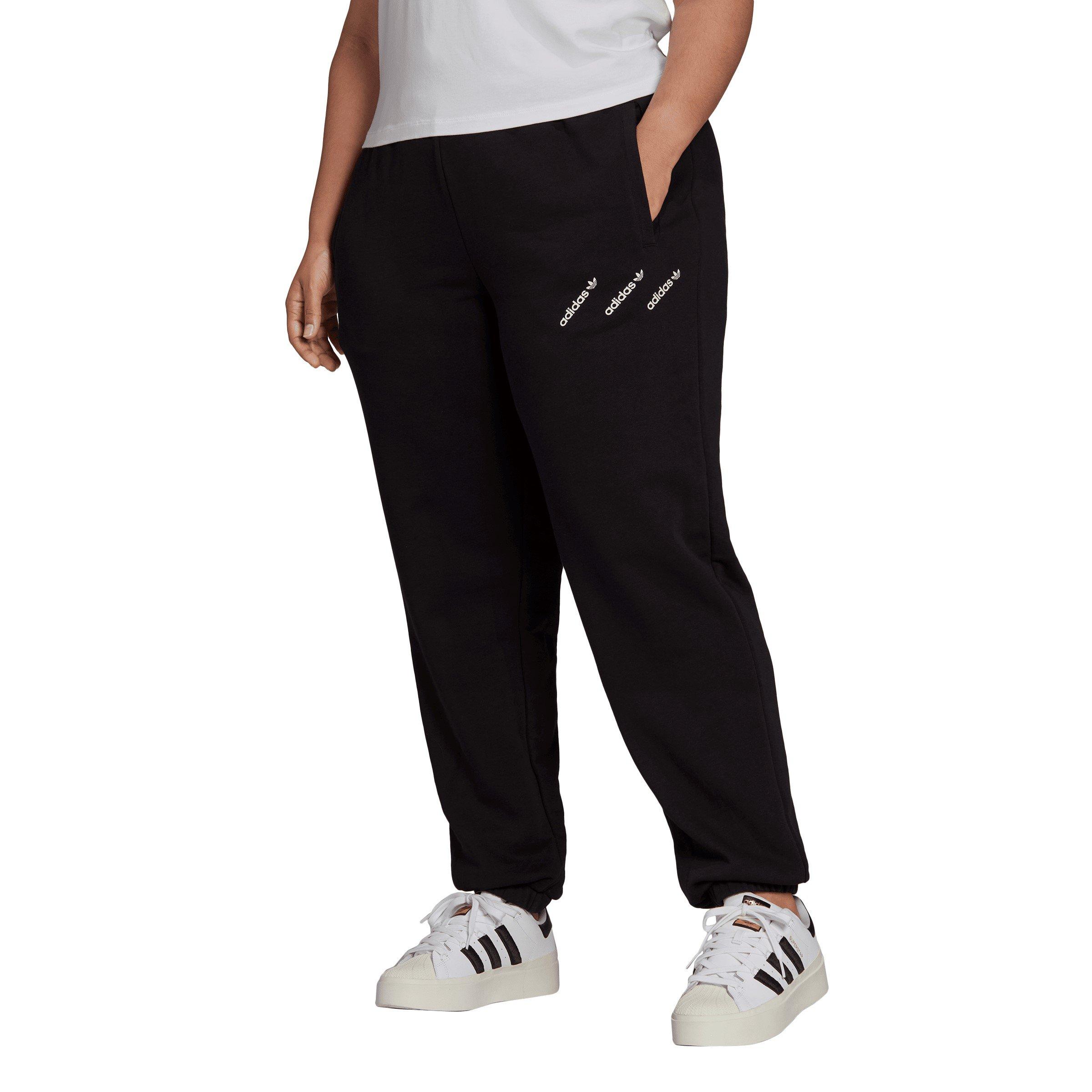 Black - adidas Originals - Women's Closed Hem Fleece Joggers - 2