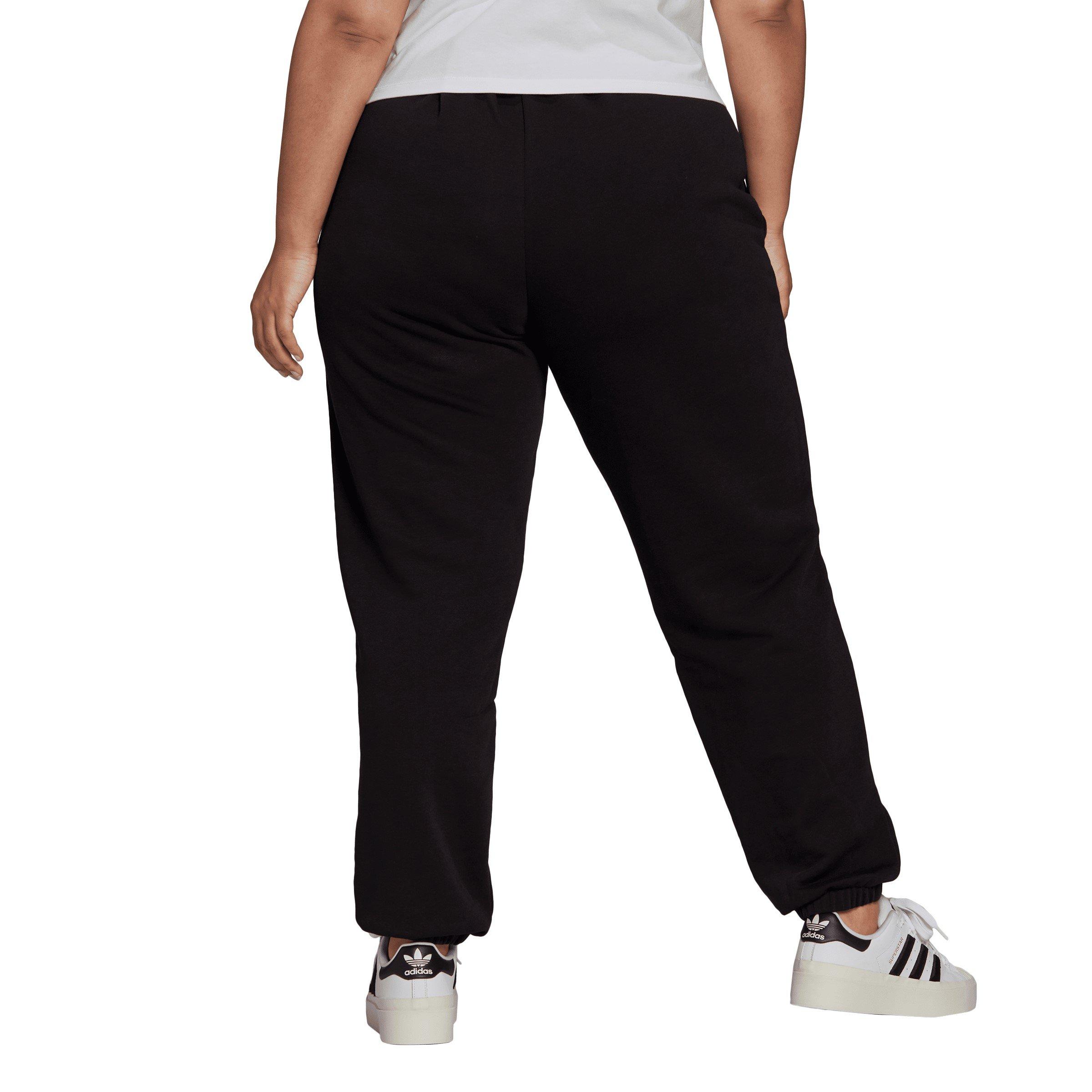 Black - adidas Originals - Women's Closed Hem Fleece Joggers - 3