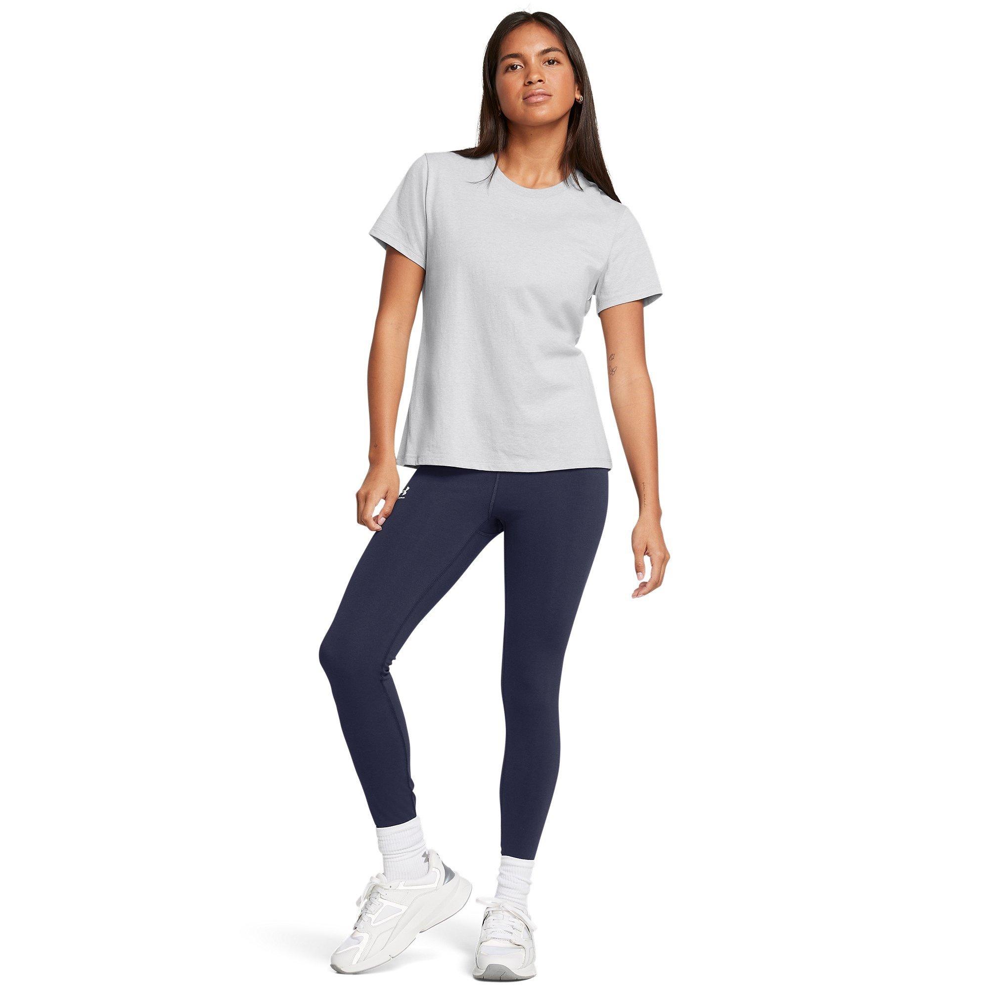 M.Navy/White - Under Armour - Rival Leggings Womens - 4