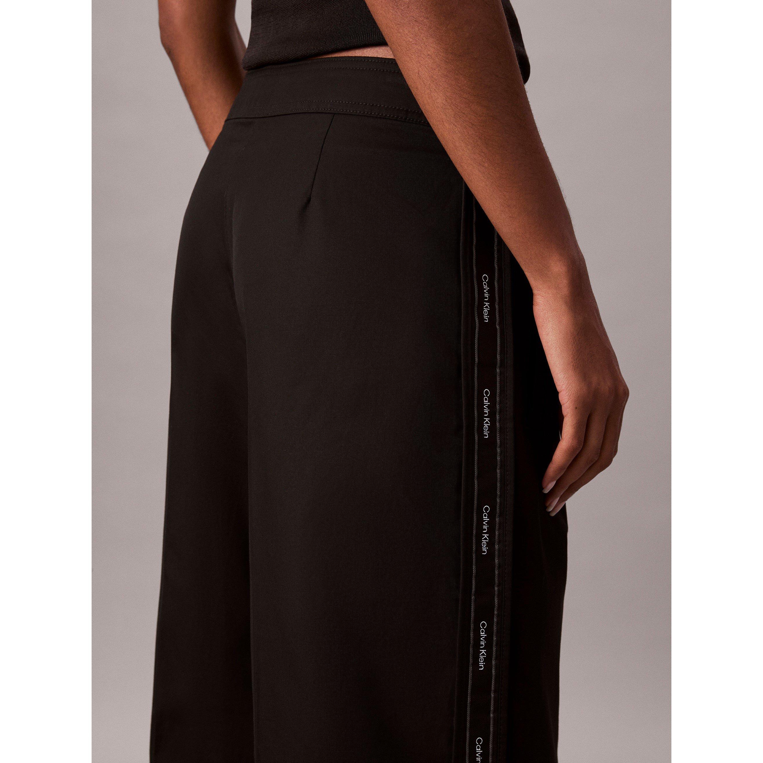 Black - Calvin Klein Jeans - Women's Wide Leg Trousers - 6