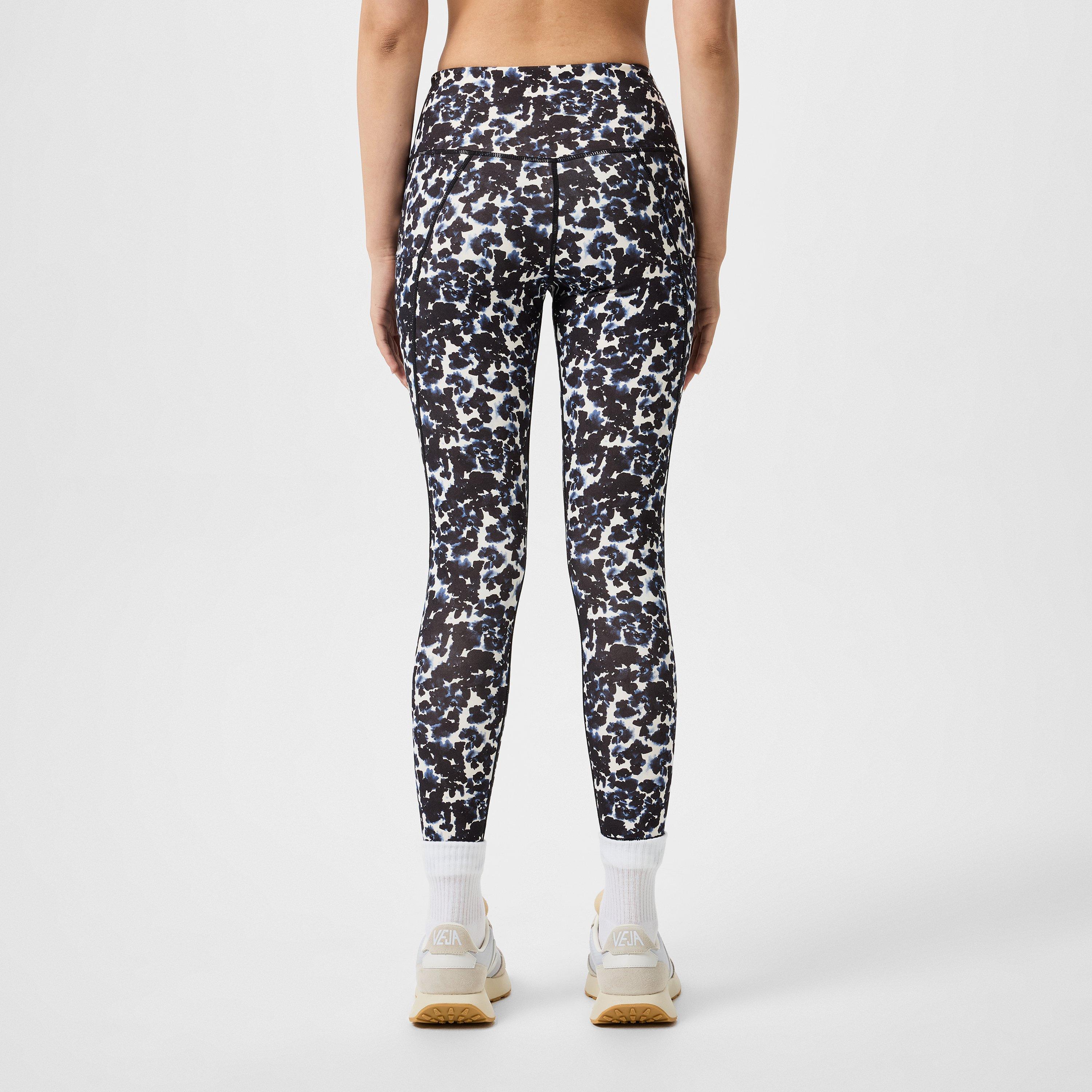 Ink Floral - Varley - High-Rise Pocket 25 Leggings - 4