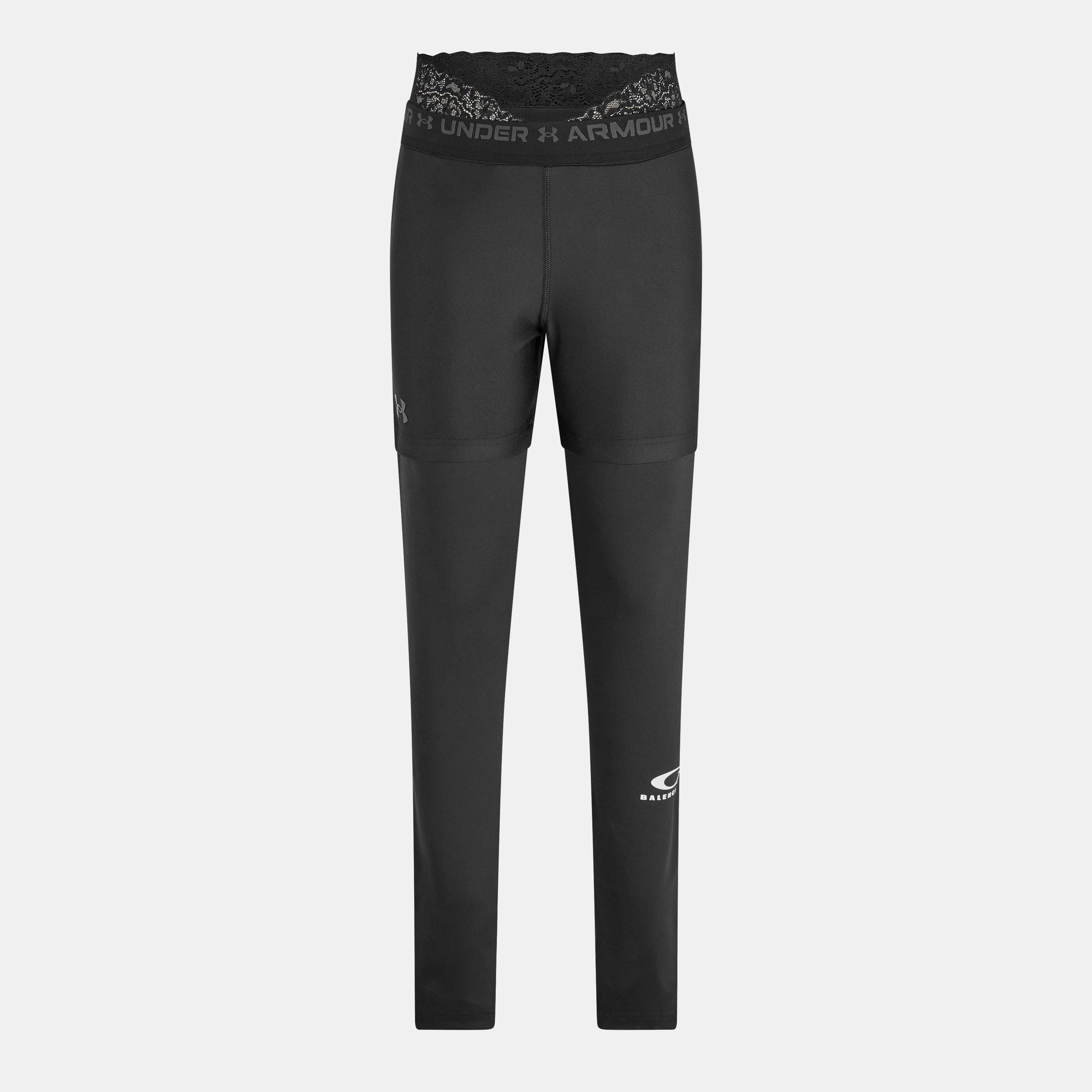 Black - Balenciaga - X Under Armour Lace Detail Leggings - 1