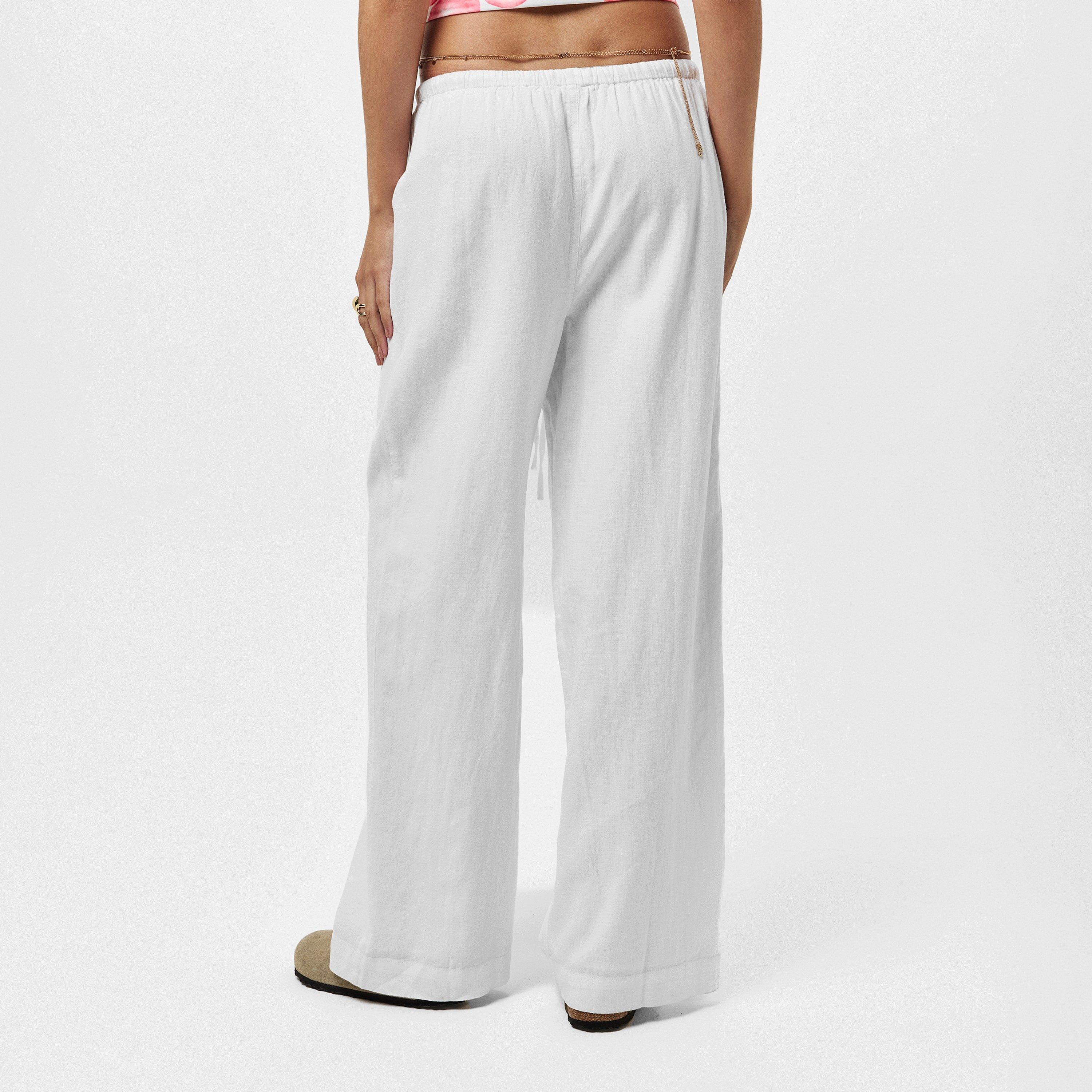 White - Nobodys Child - Shona Wide Leg Trousers - 4