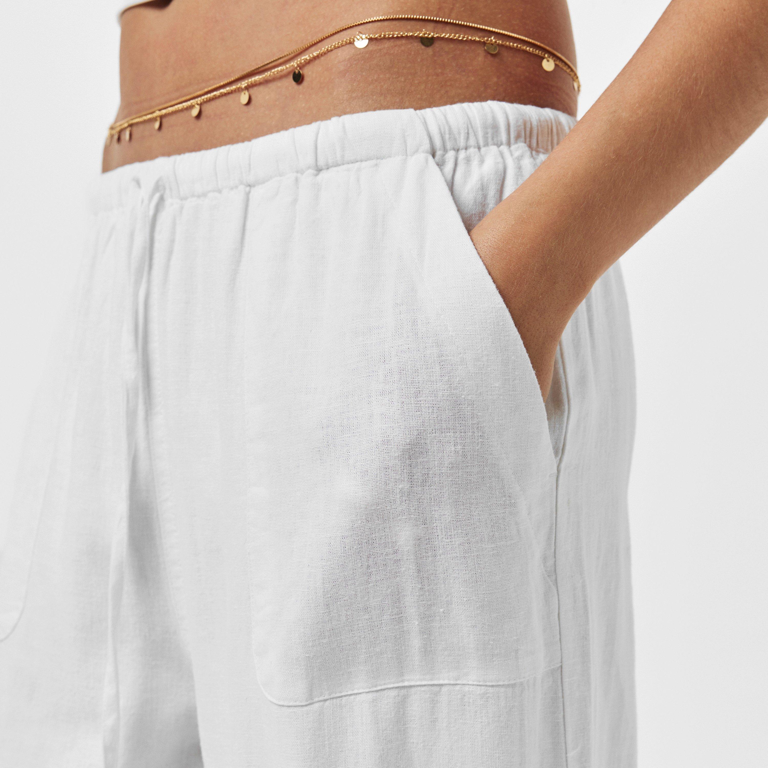 White - Nobodys Child - Shona Wide Leg Trousers - 5