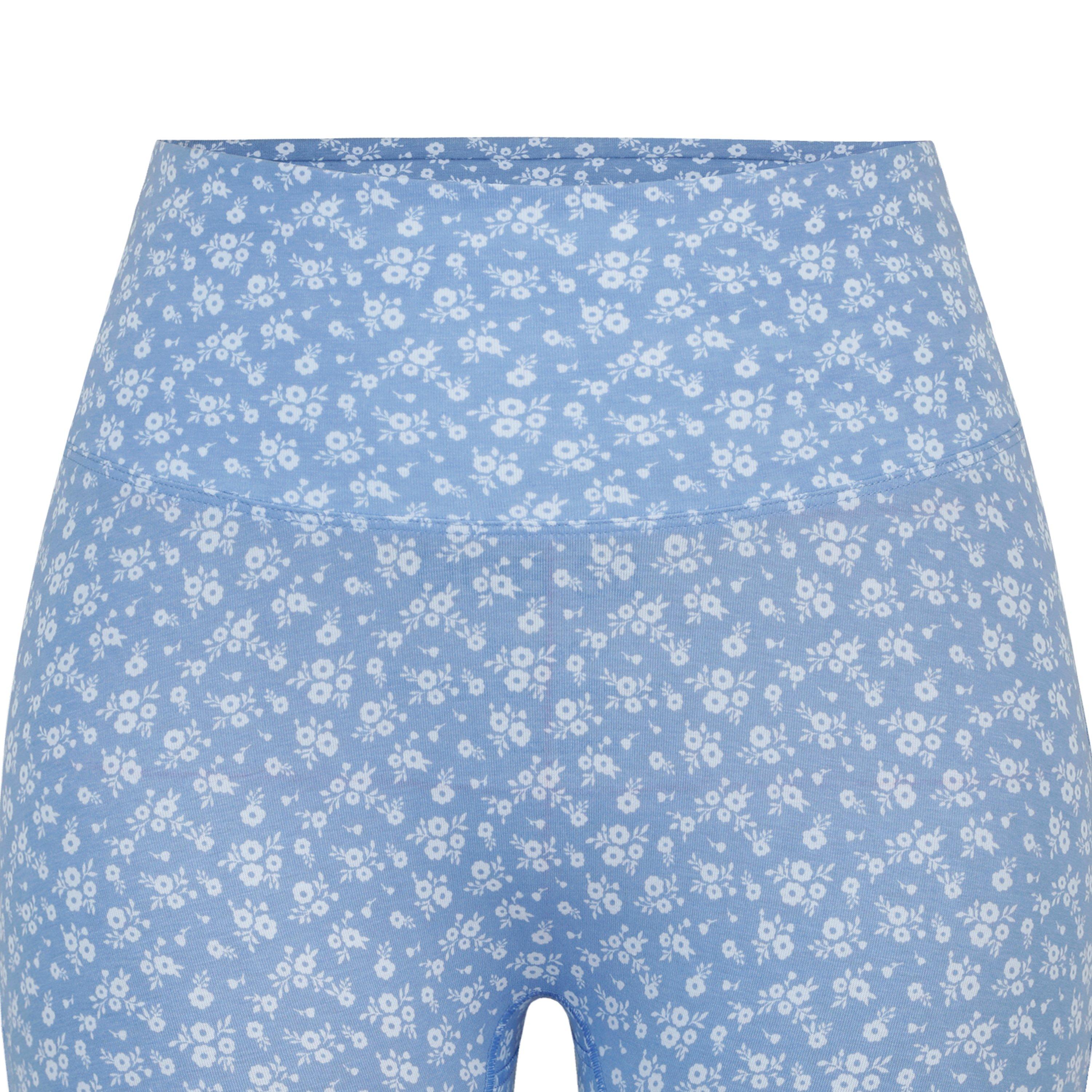 Blauwe Ditsy - Miso - High Waisted Cycling Shorts Ladies - 3