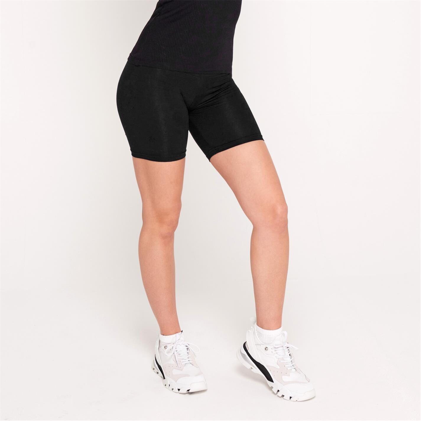 Miso Women's High Waisted Cycling Shorts - Black - 18 (2XL)