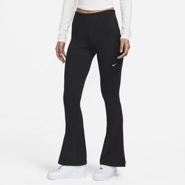 Nike Knit Mini-Rib Flared Leggings Womens