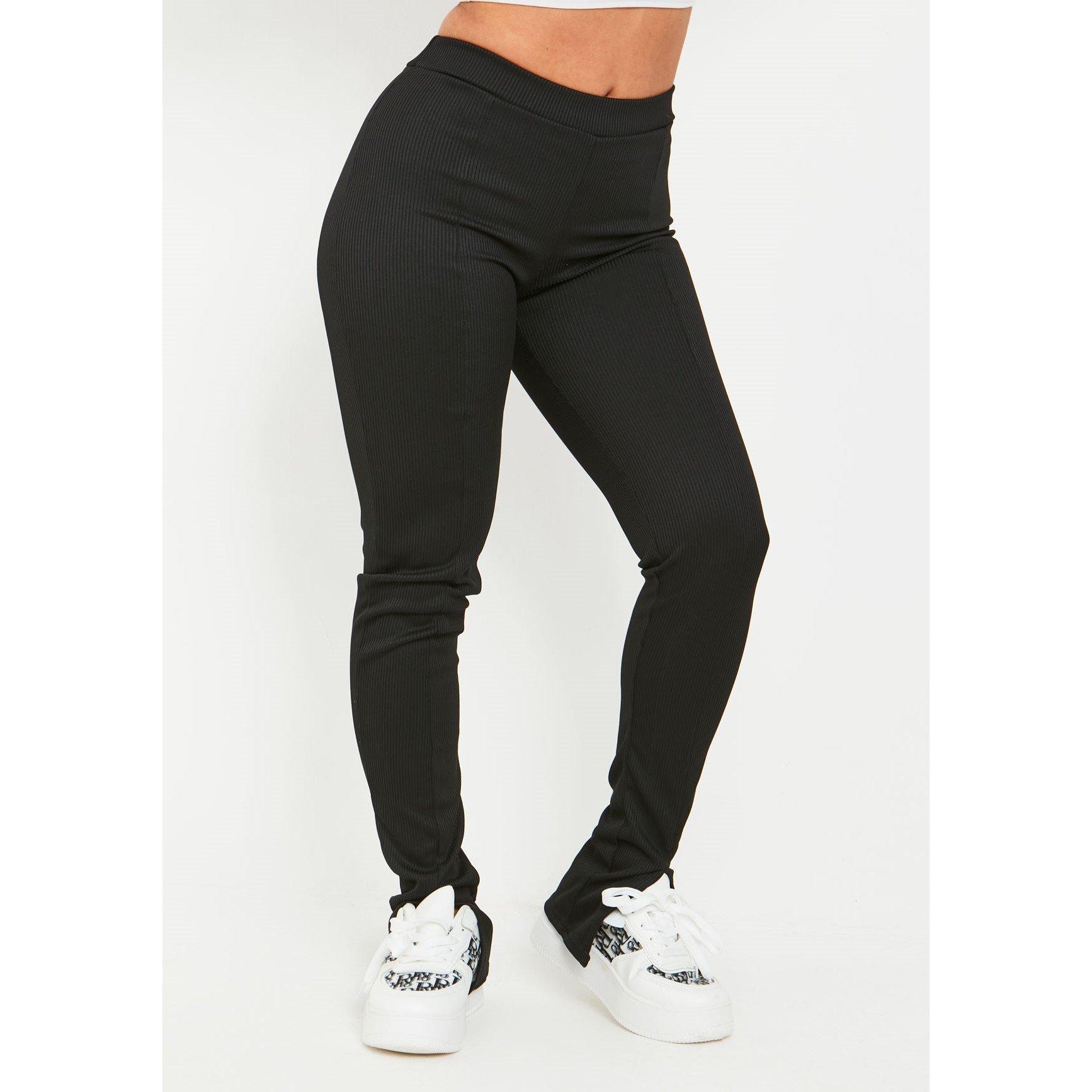 Sort - Missy Empire - Thick Rib Leggings Womens - 3