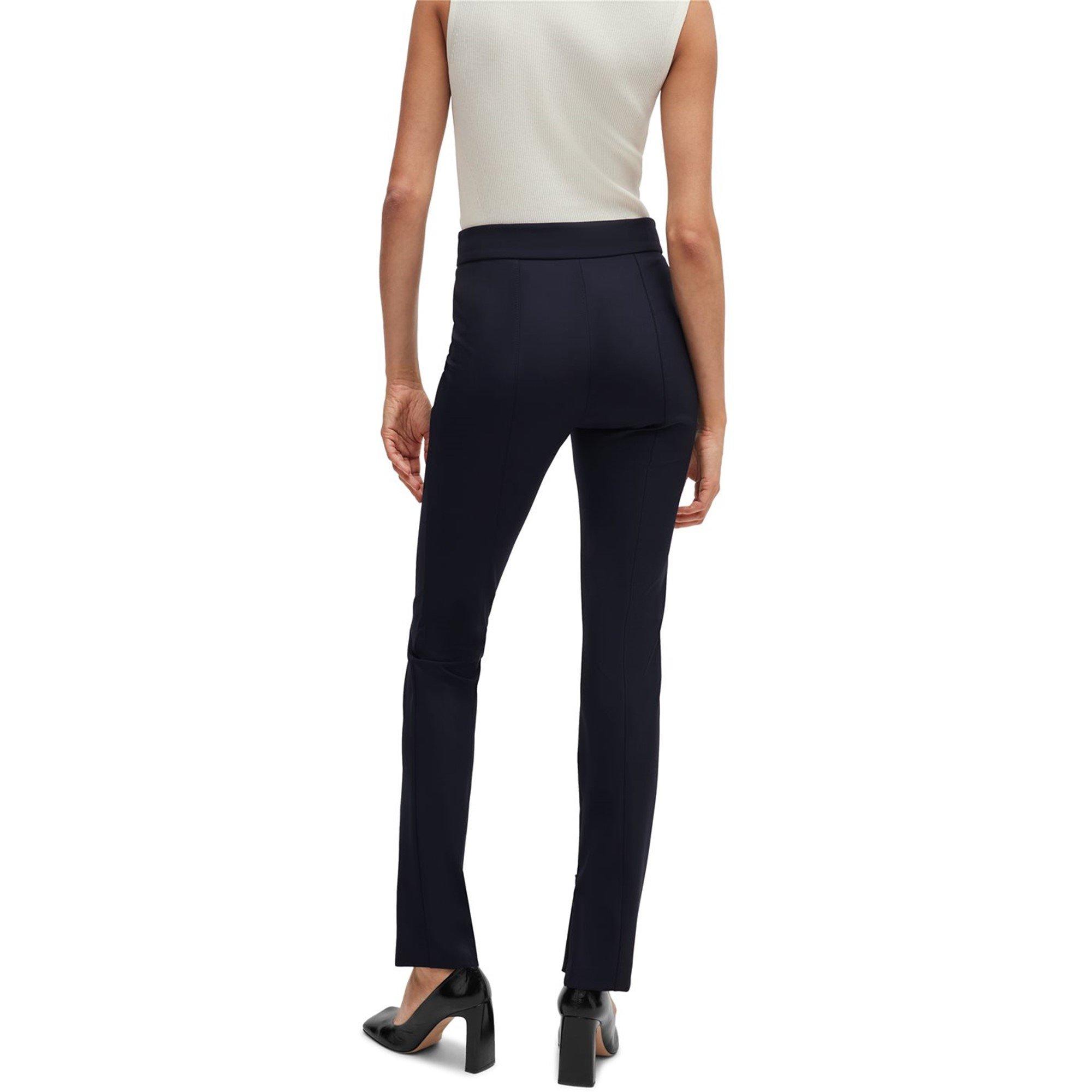 Bleu foncé - Boss - Women's Tukeva Slim Fit Trousers - 2