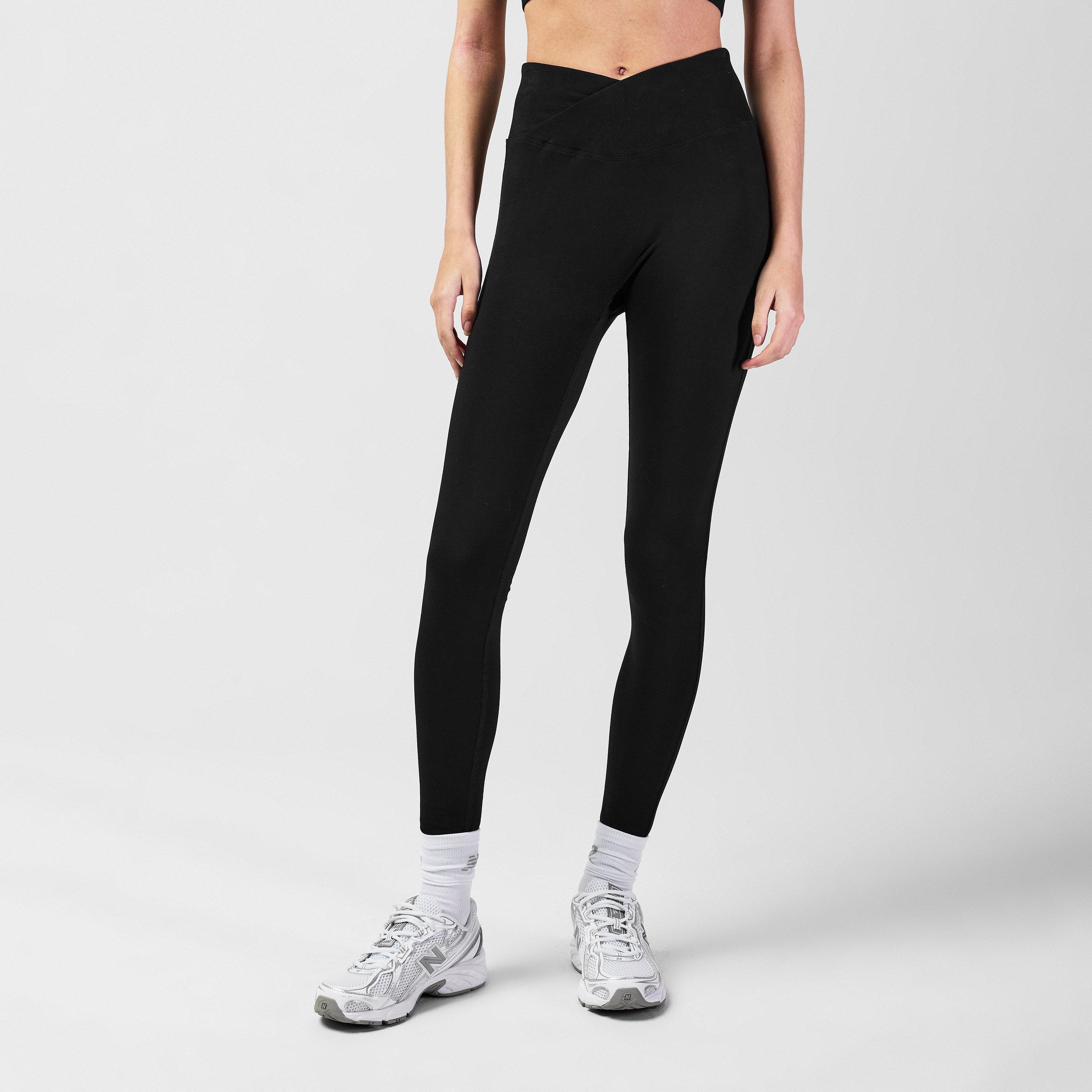 Schwarz - Miso - Women's Wrap Waist Leggings - 1