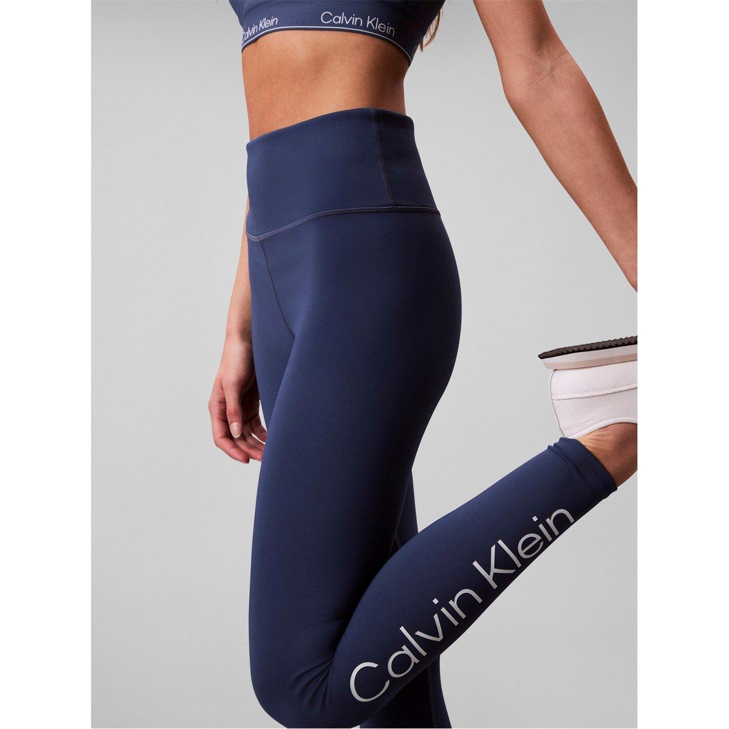 Calvin Klein Women's Ckp Icon High Rise Leggings - Dark Denim - 12 (M)