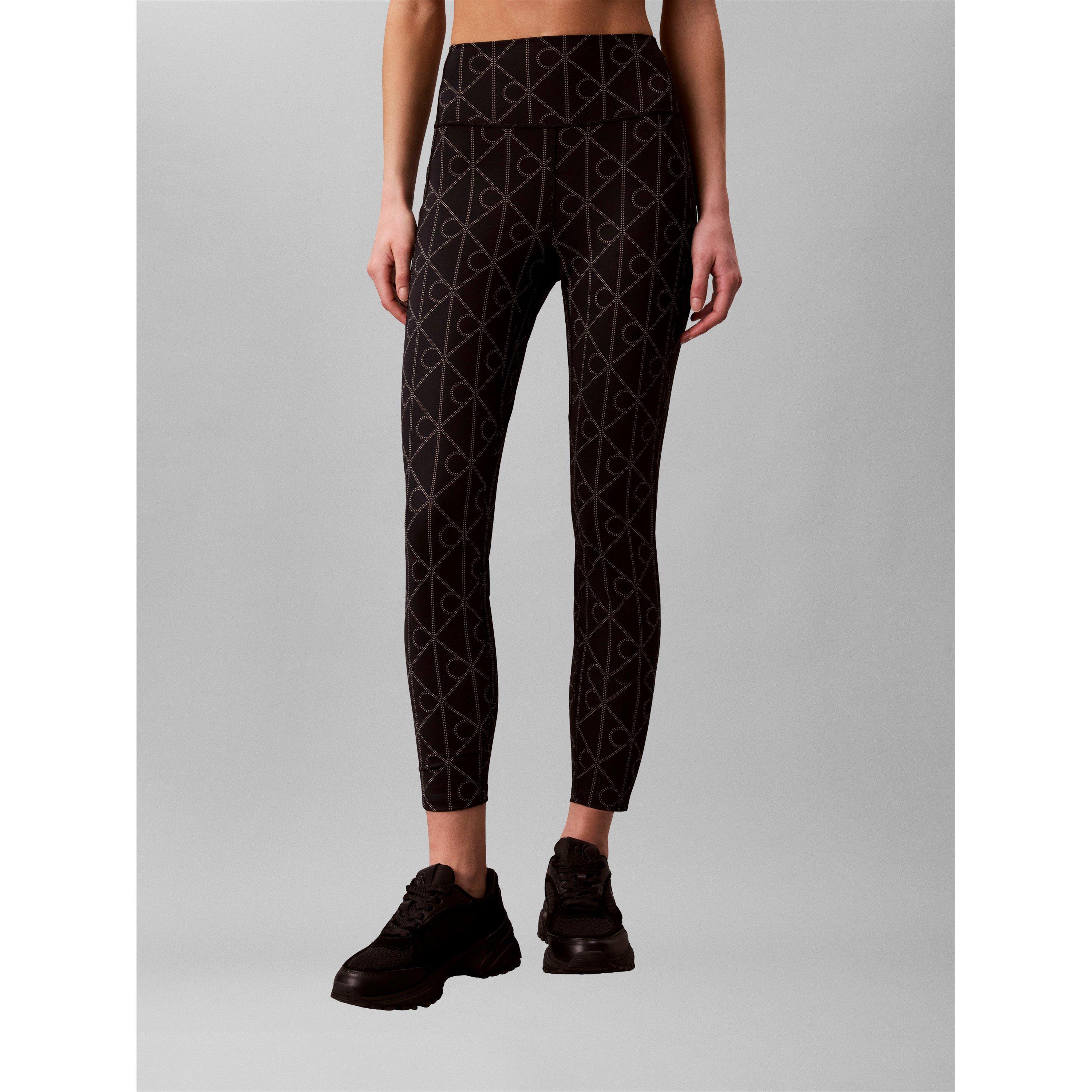 Calvin Klein Women's Ckp Icon High Rise Leggings - Aop Black - 16 (XL)