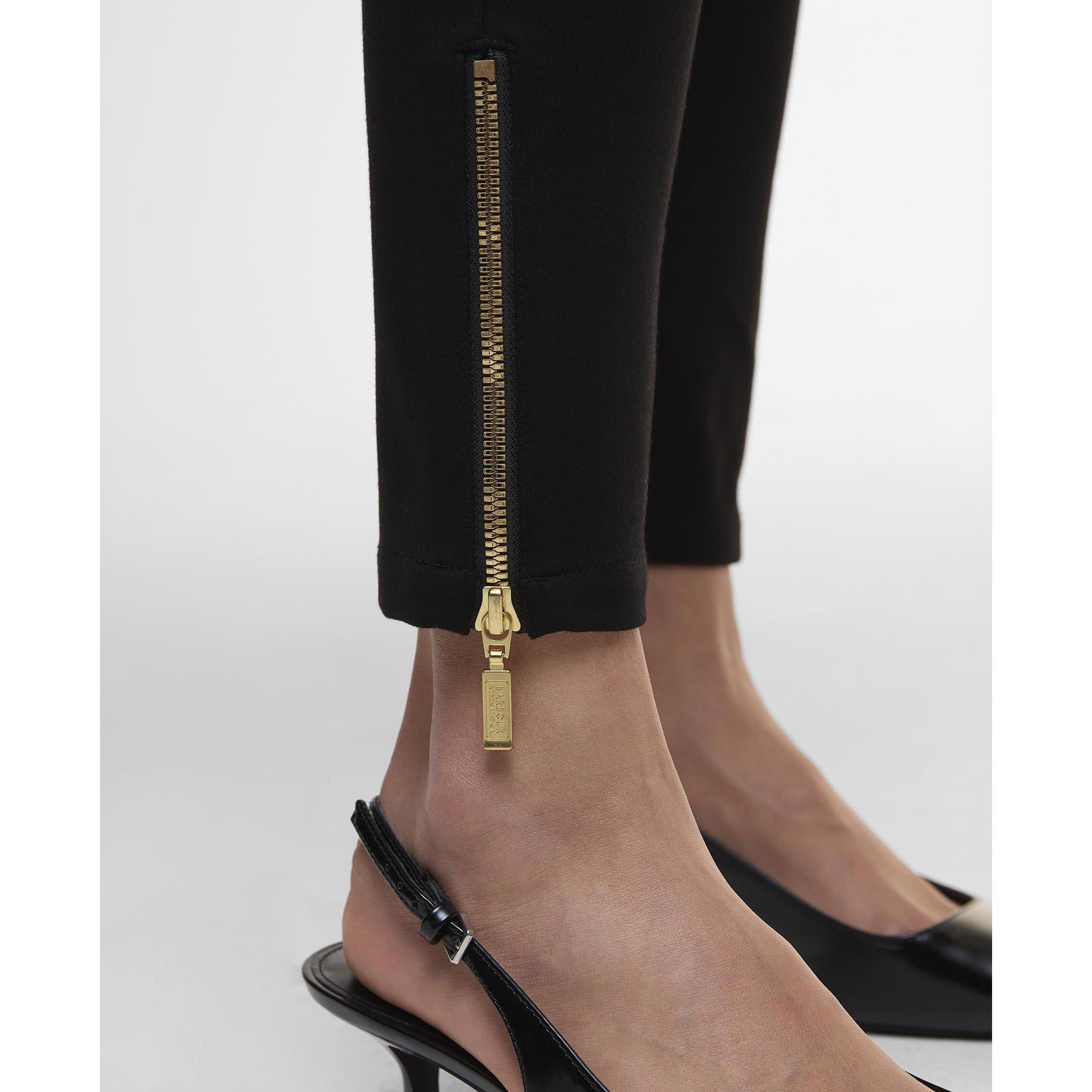 Black - Barbour International - Stella Slim Trousers - 5