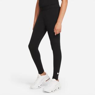 Black/White - Nike - Sportswear Favourites Junior Girls Leggings - 1