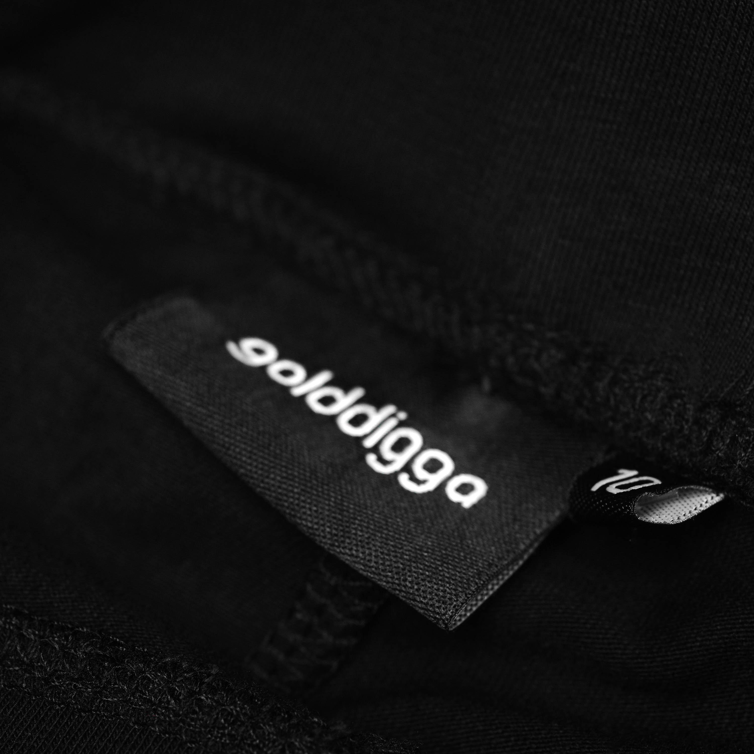 Black LE - Golddigga - Large Logo Leggings Ladies - 9