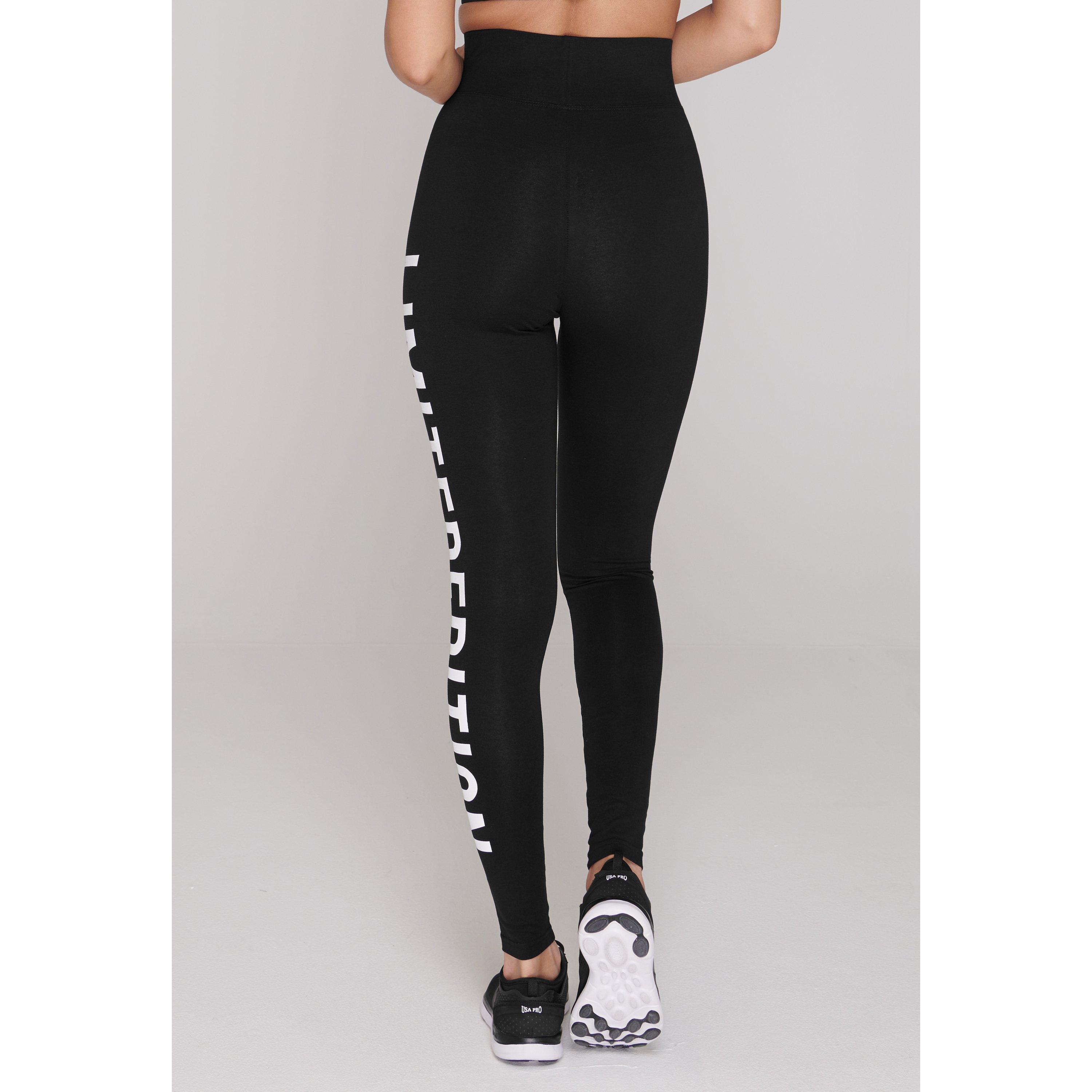 Black LE - Golddigga - Large Logo Leggings Ladies - 3