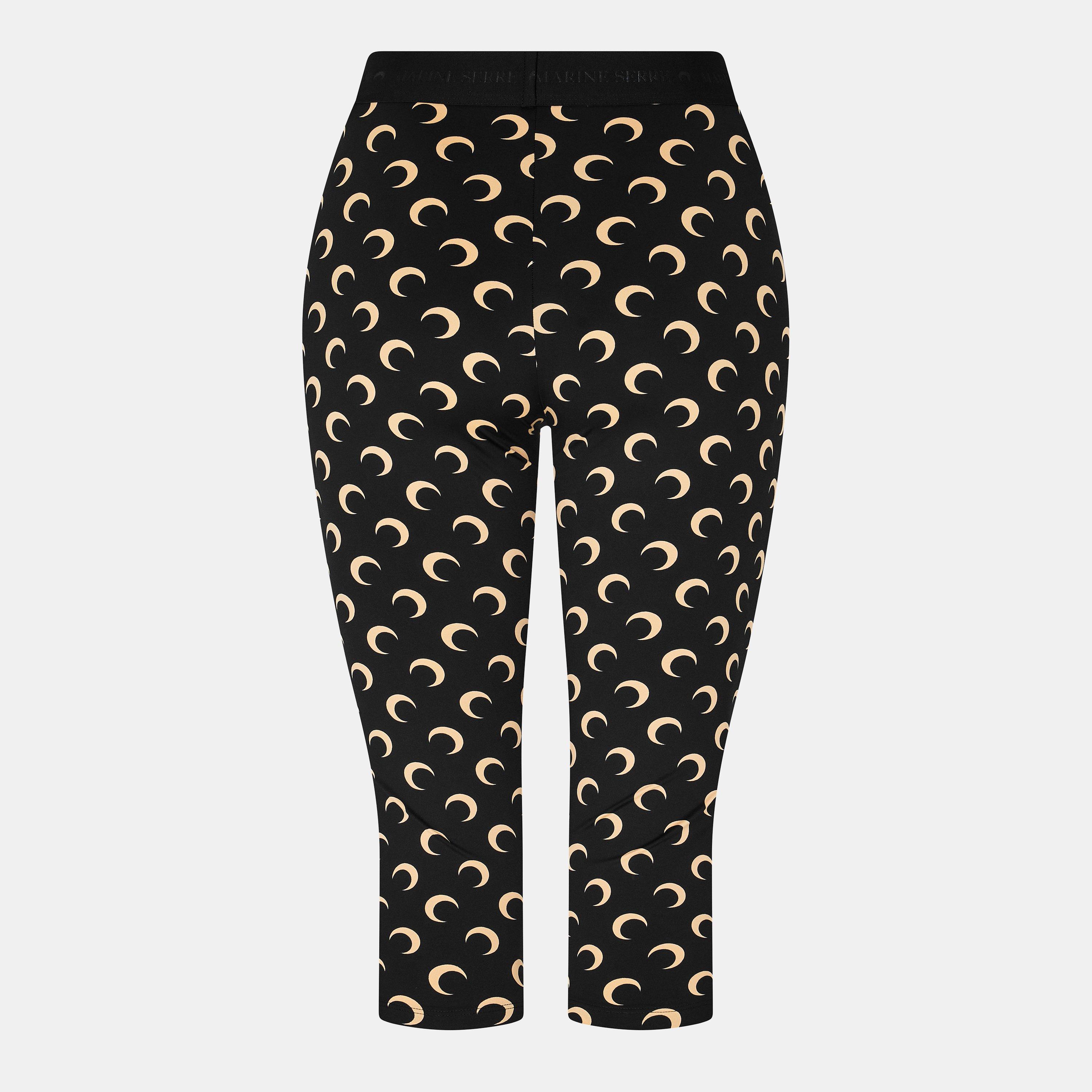 IT99 InverseTan - Marine Serre - Women's Moon Cropped Leggings - 2