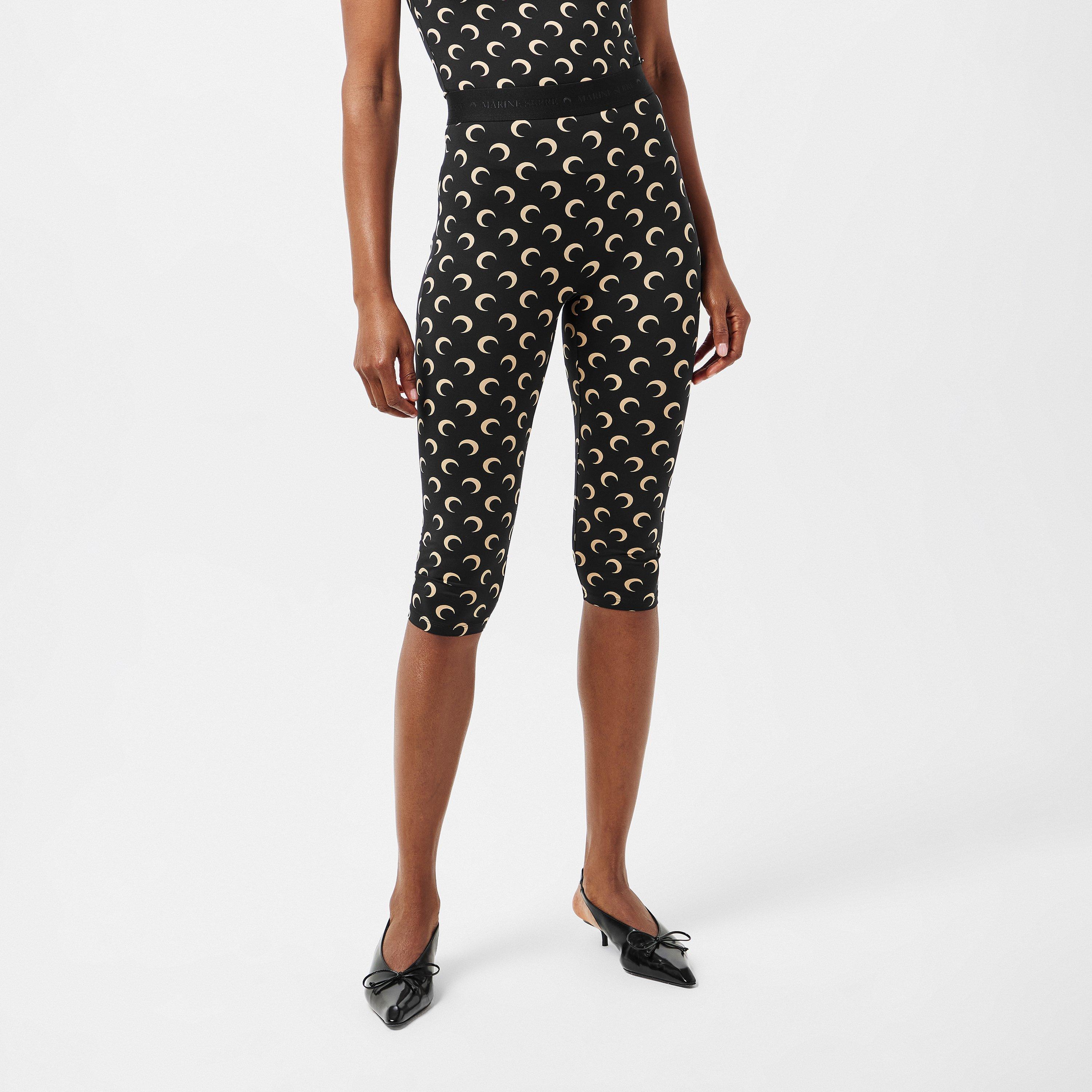 IT99 InverseTan - Marine Serre - Women's Moon Cropped Leggings - 3