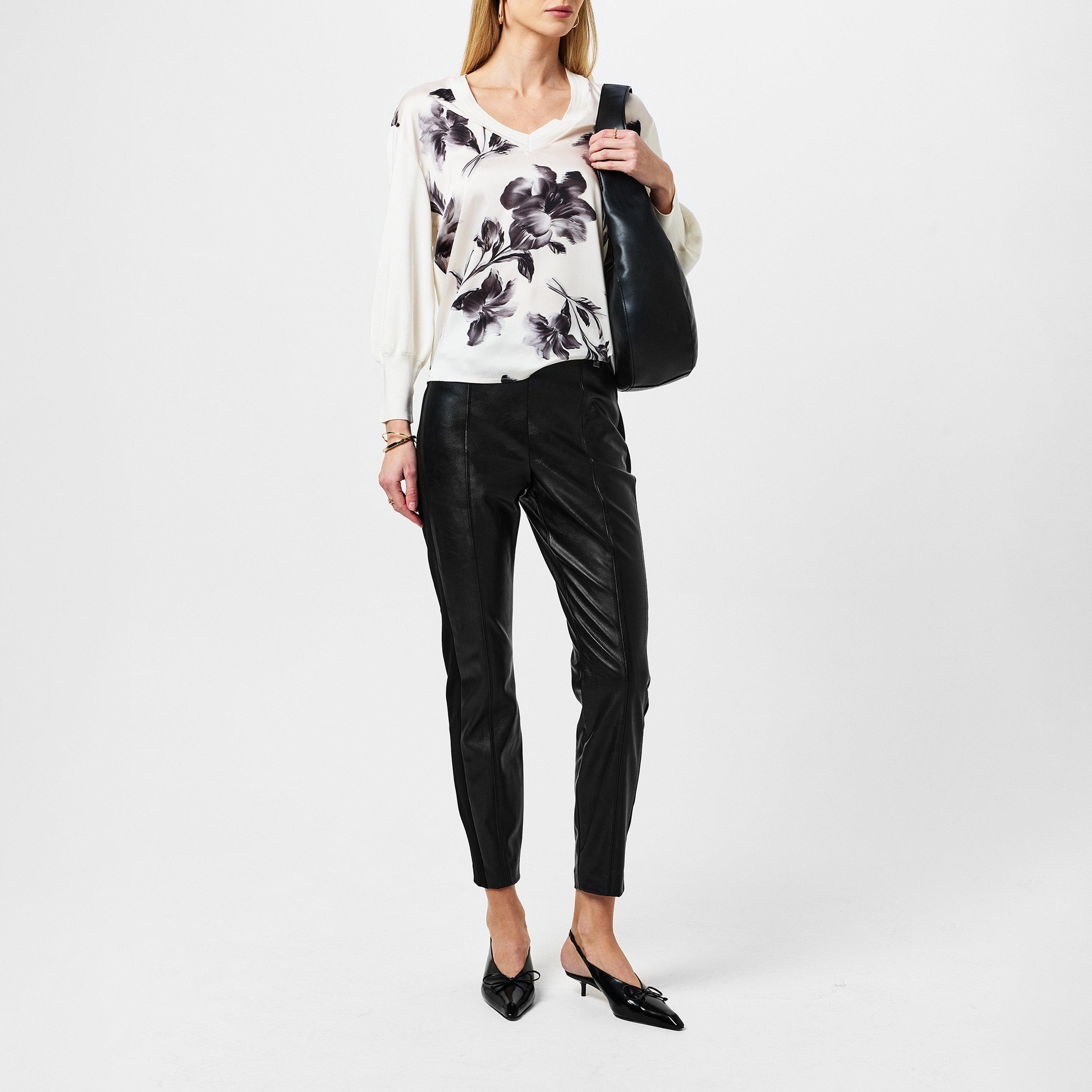 Nero - Ted Baker - Vllada Leather Pants - 5