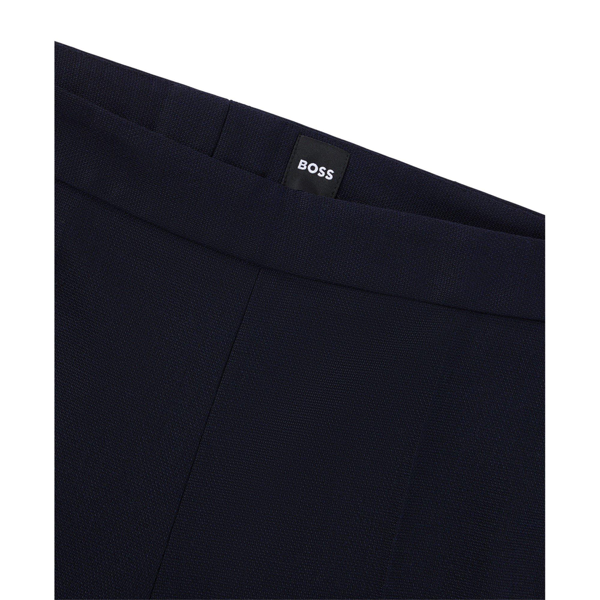 Navy - Boss - Women's Tiluna Slim Fit Trousers - 6