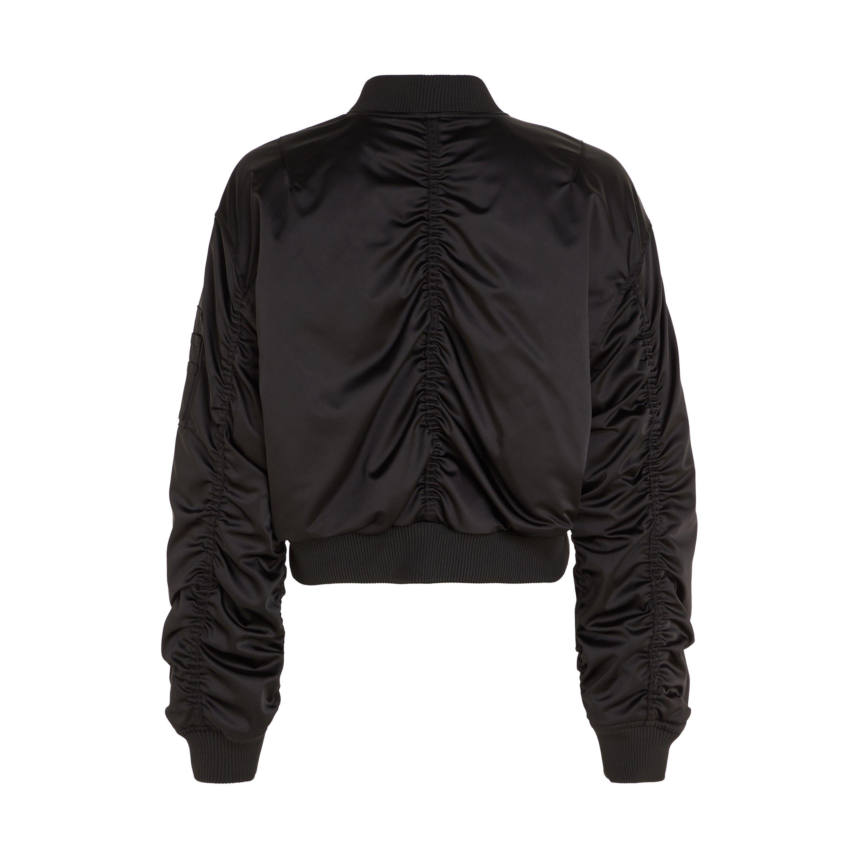 Calvin Klein Jeans Cropped Satin Bomber Jacket Bomber Jackets