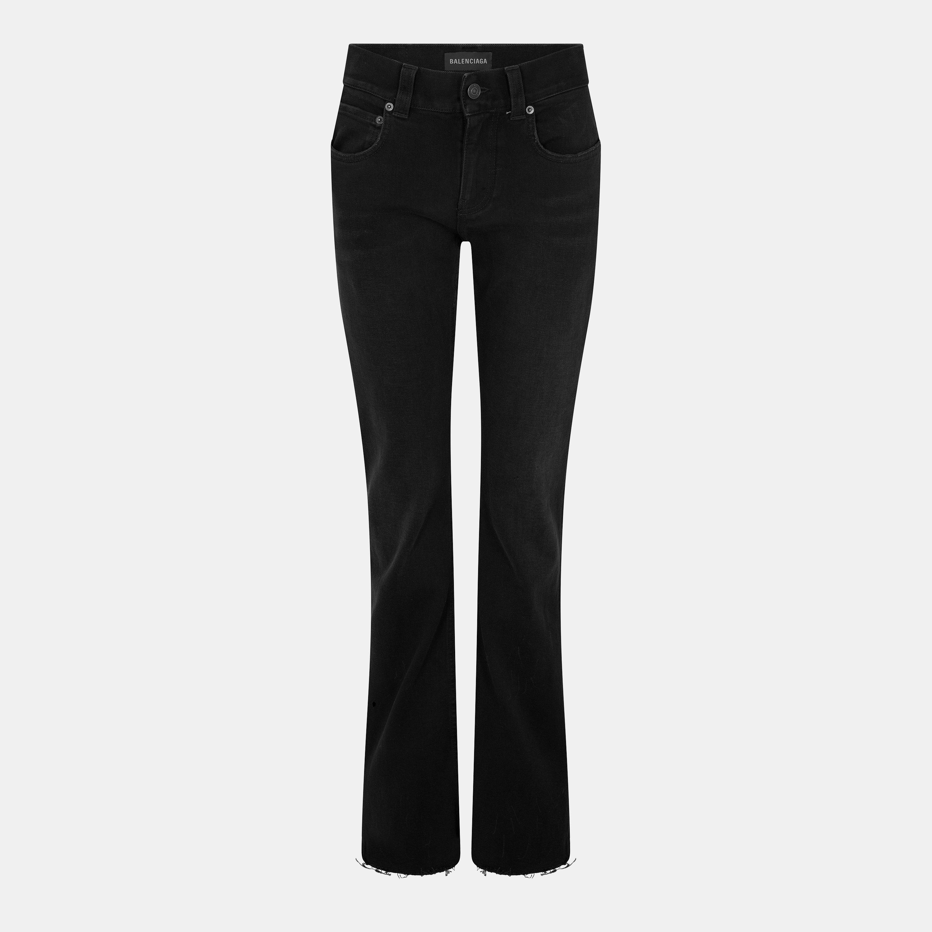 Black - Balenciaga - Women's Slim Fit Trouser - 1