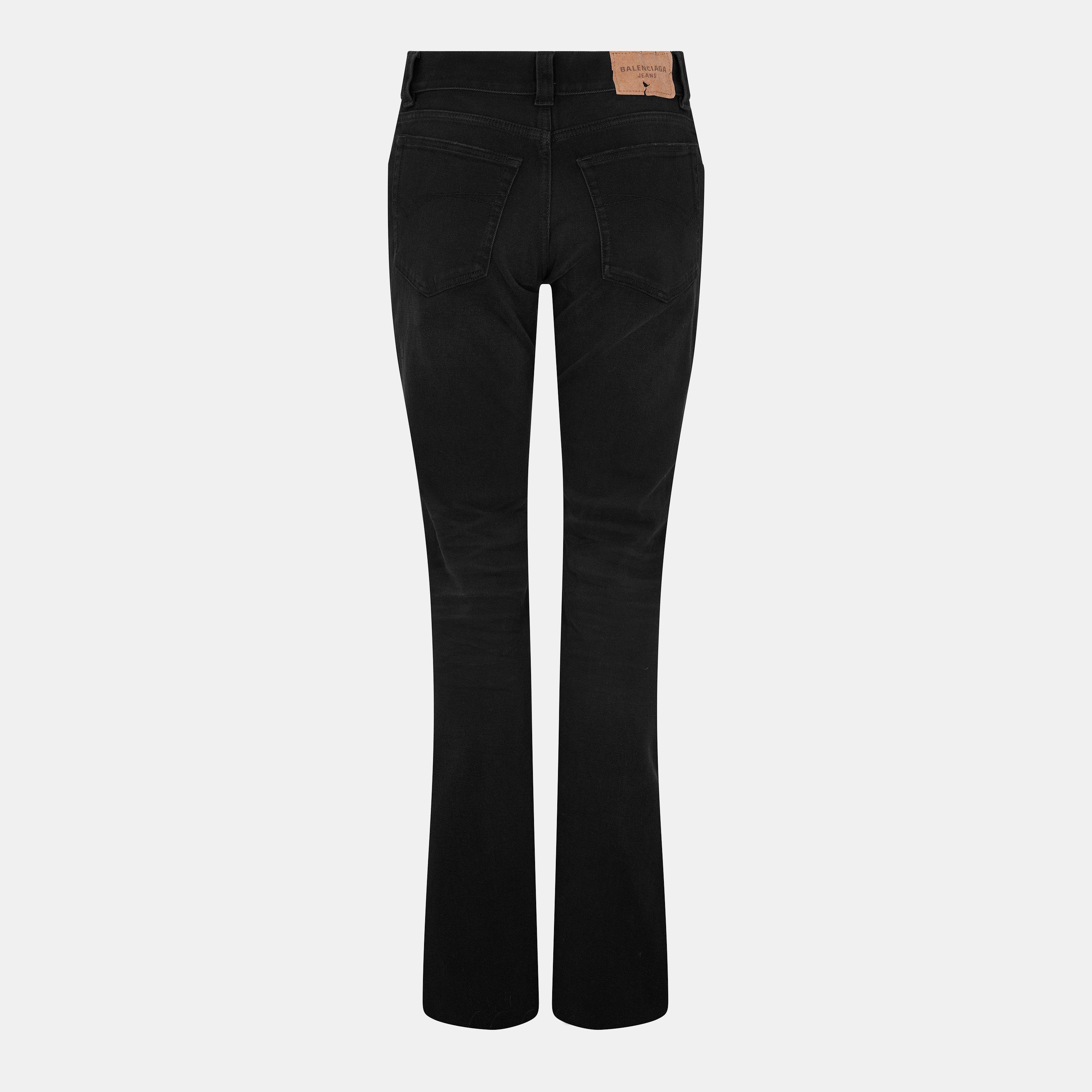 Black - Balenciaga - Women's Slim Fit Trouser - 2