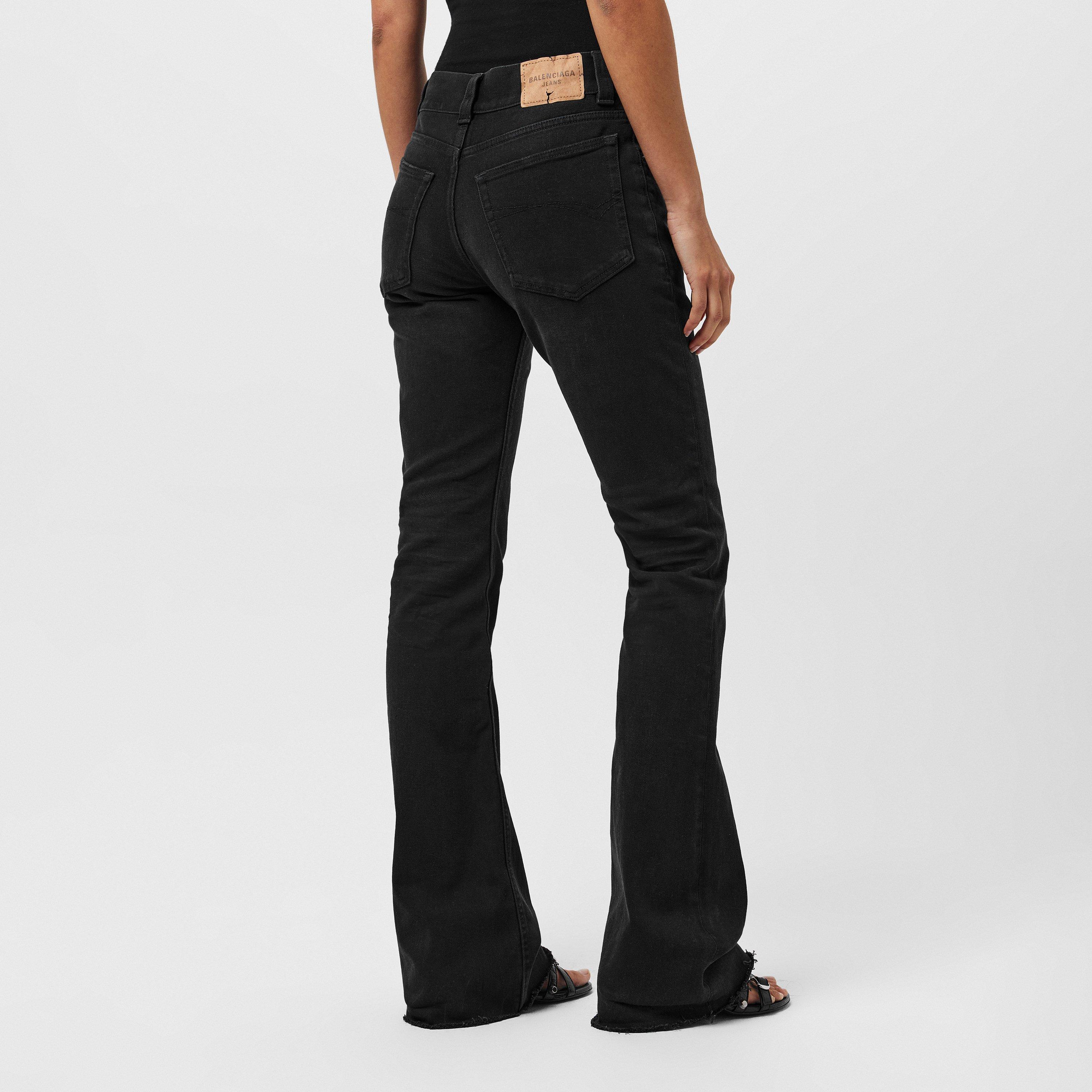 Black - Balenciaga - Women's Slim Fit Trouser - 4