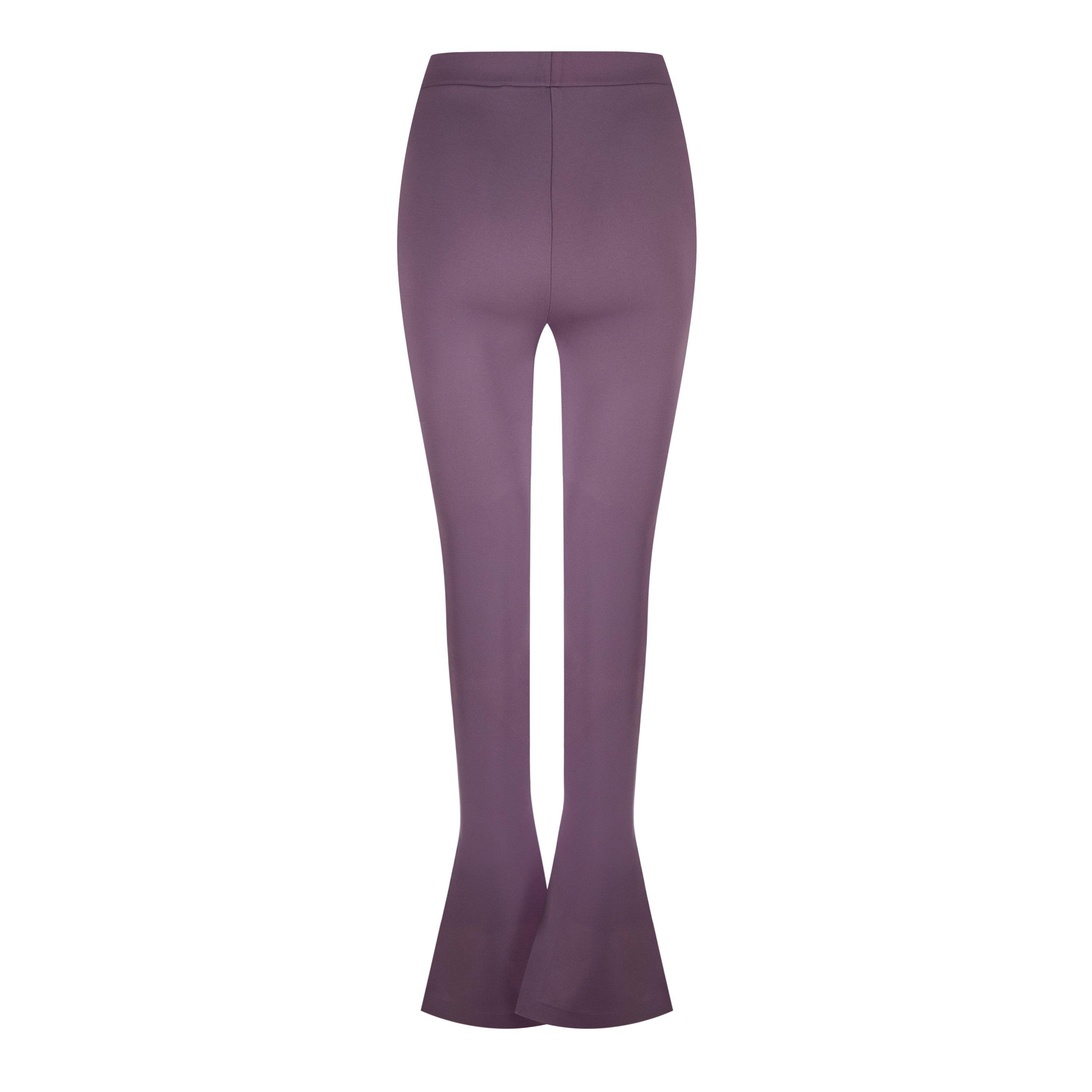 Violet - Off White - Women's Flared Leggings - 2