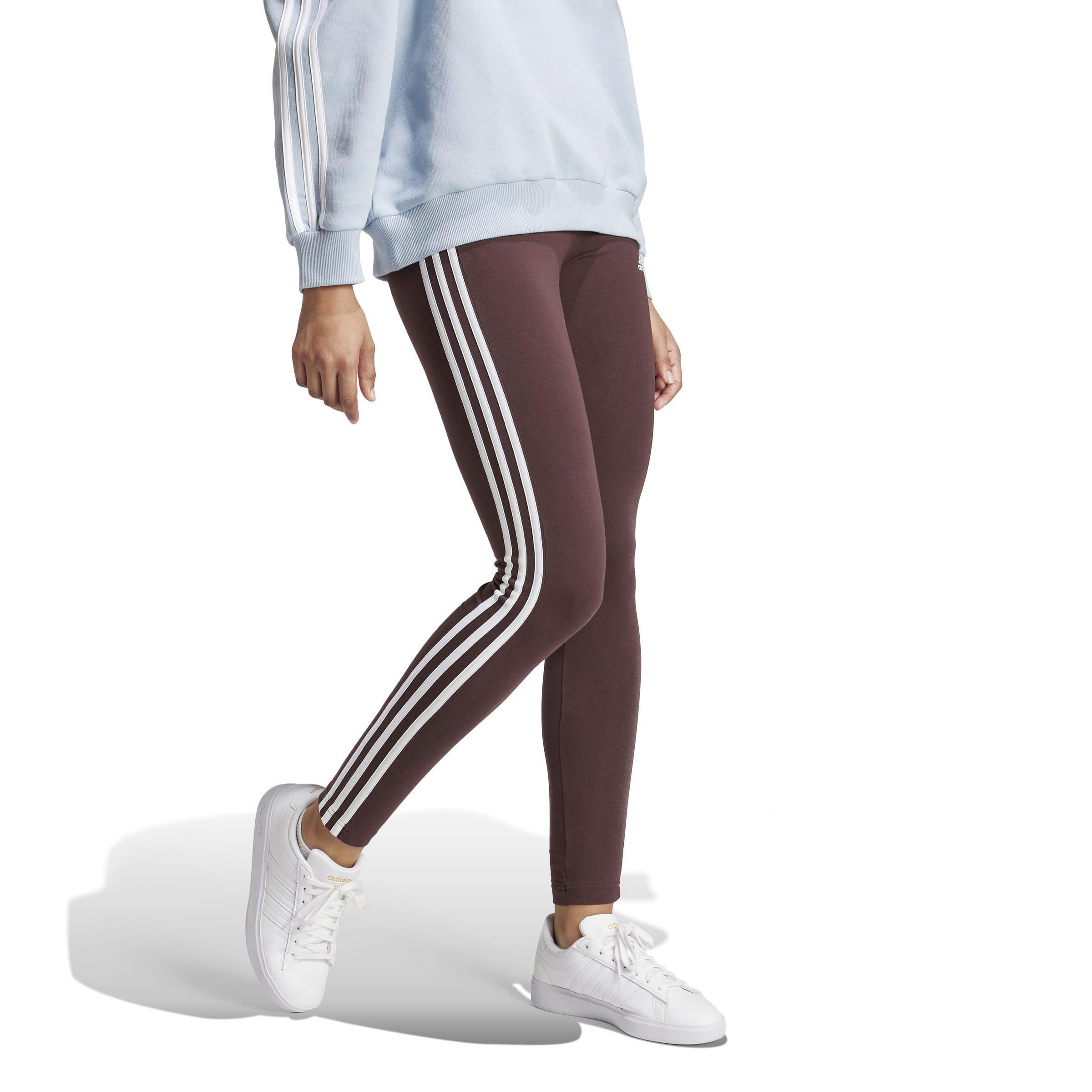 adidas Essentials 3 Stripe Leggings Womens Leggings Sports Direct