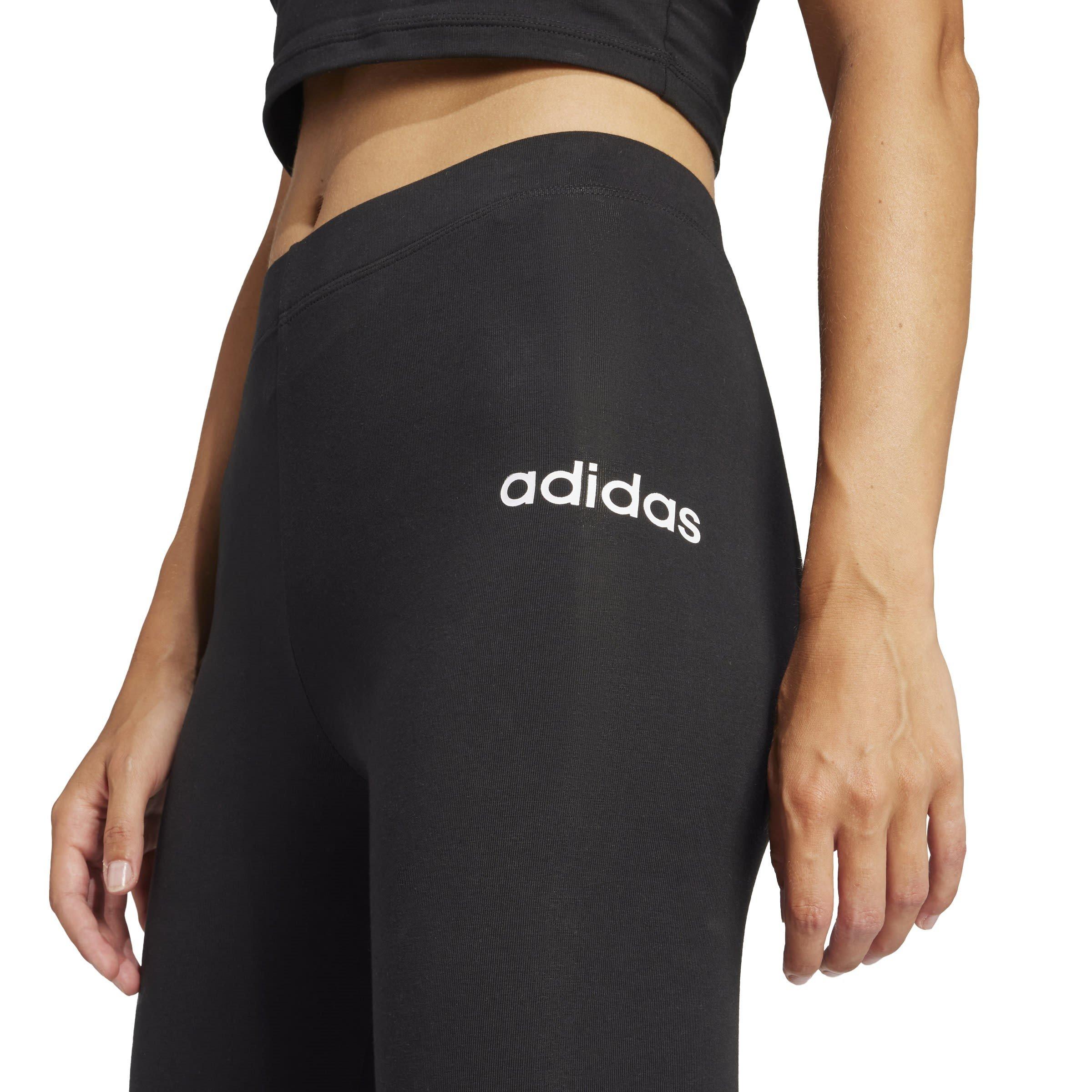 Black Linear - adidas - Essentials 3 Stripe Leggings Womens - 5
