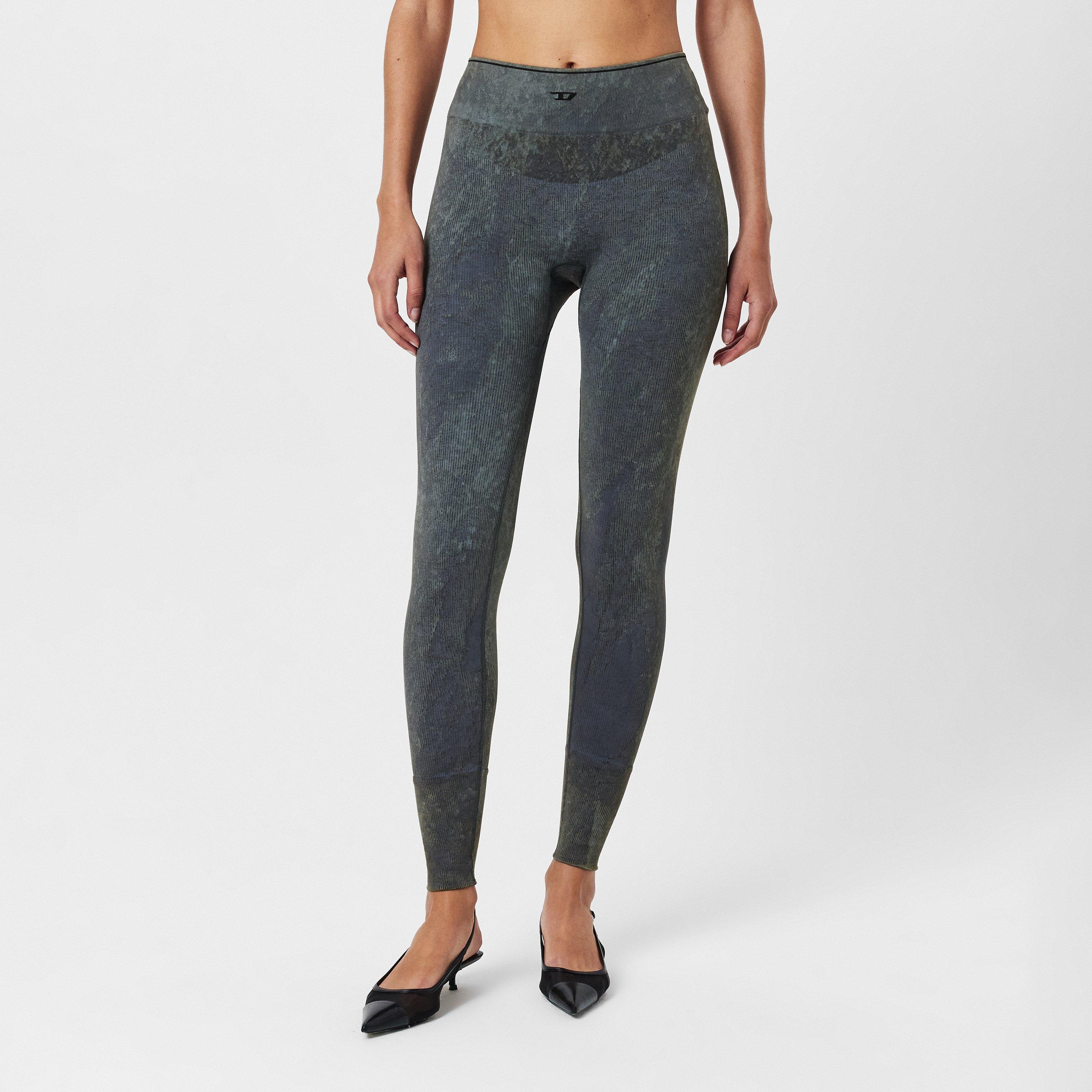 Dark Grey - Diesel - Women's Leggings - 3