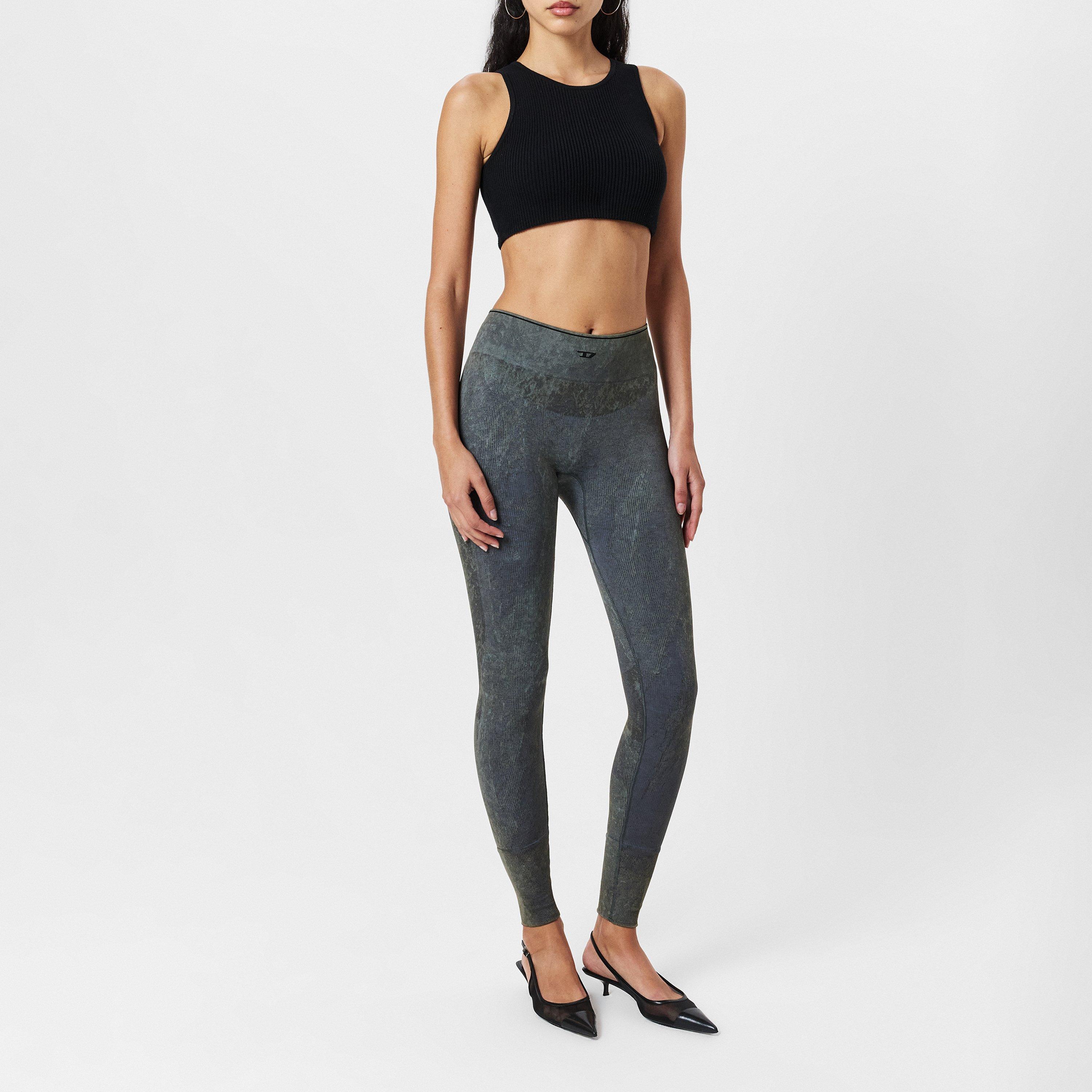 Dark Grey - Diesel - Women's Leggings - 6