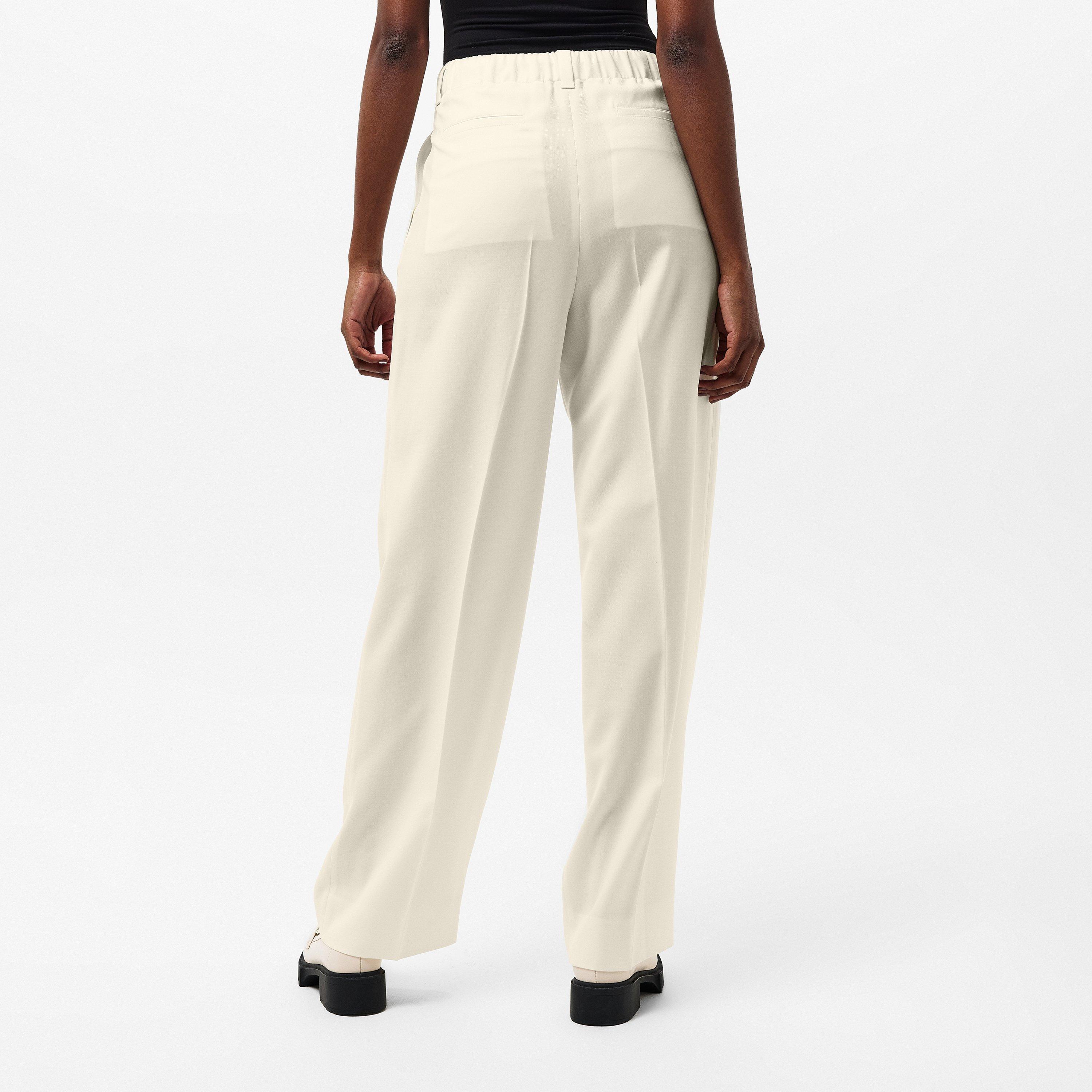 Cream 050 - Moncler - Women's Slim Fit Trousers - 4