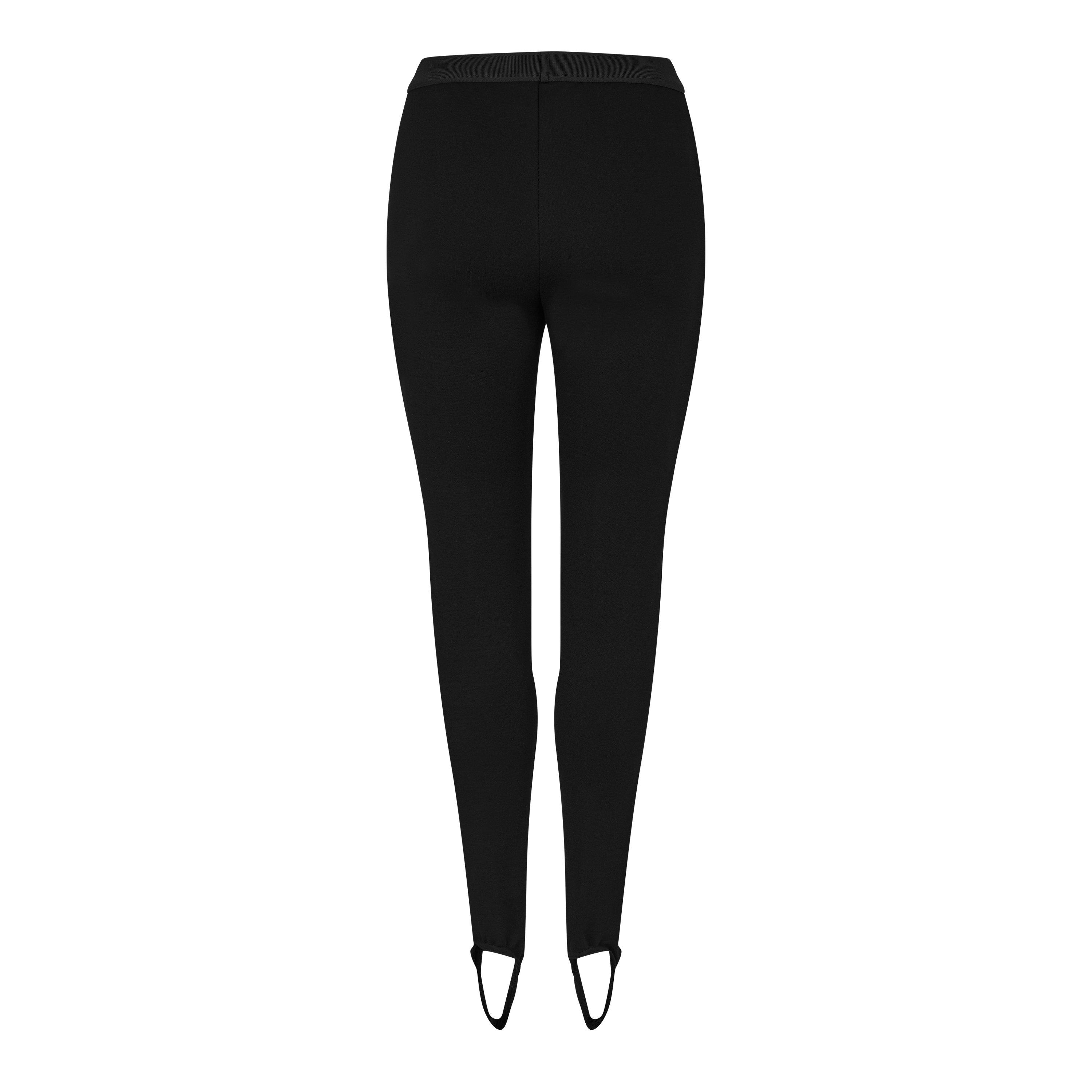 Black - Versace Icon - Women's Vintage Logo Stirrup Leggings - 6