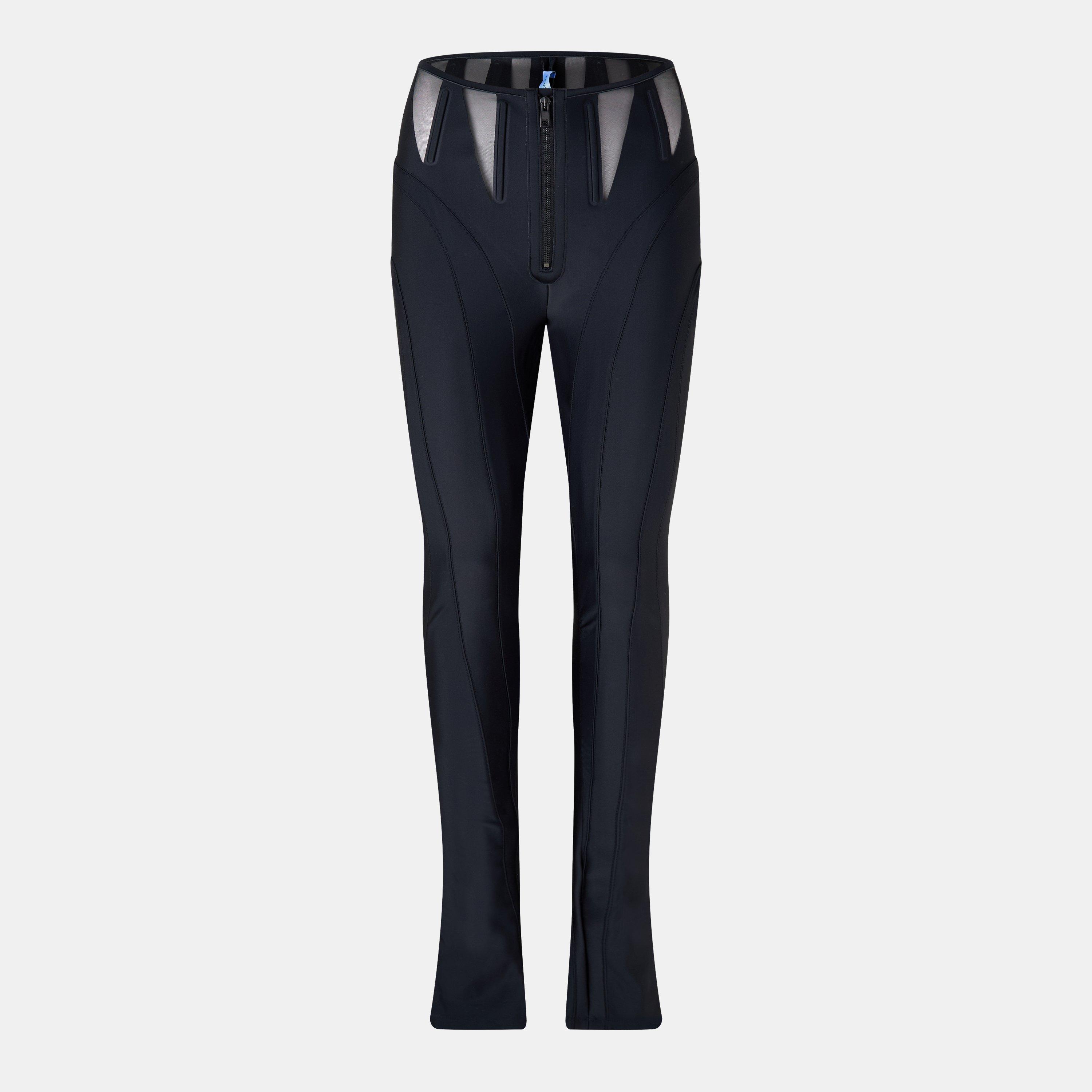 Black - Mugler - Women's Slim Fit Trouser - 1
