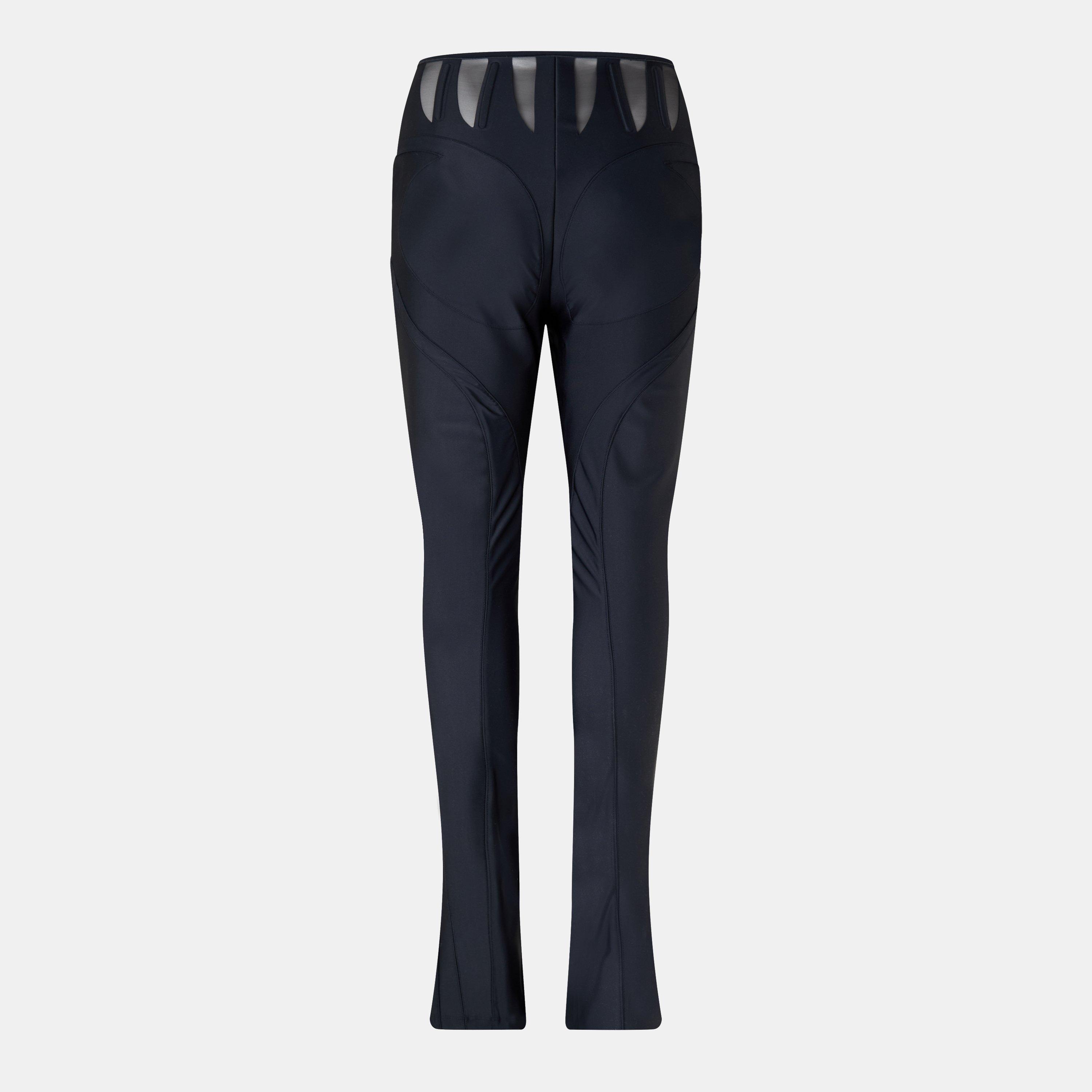 Black - Mugler - Women's Slim Fit Trouser - 2