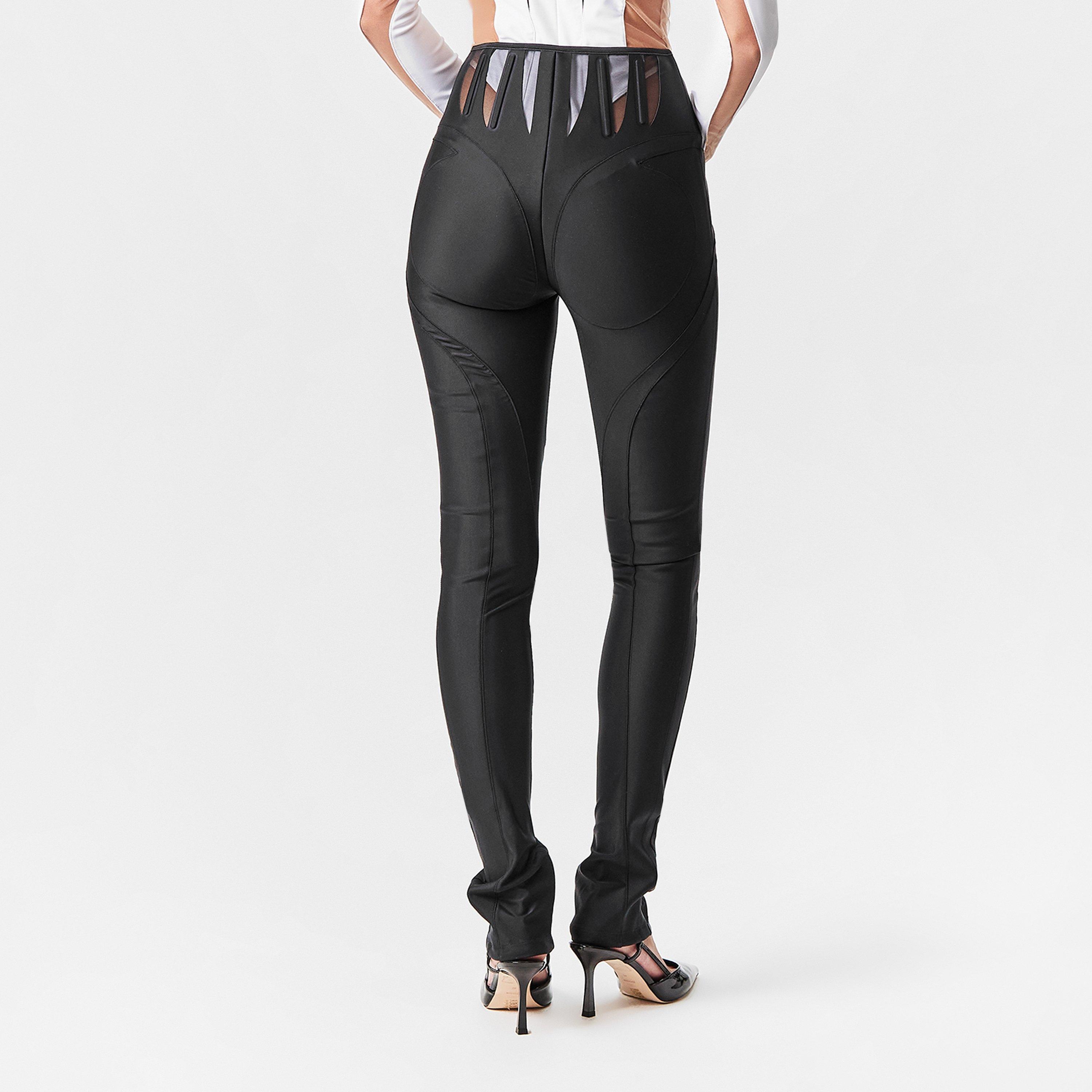 Black - Mugler - Women's Slim Fit Trouser - 4