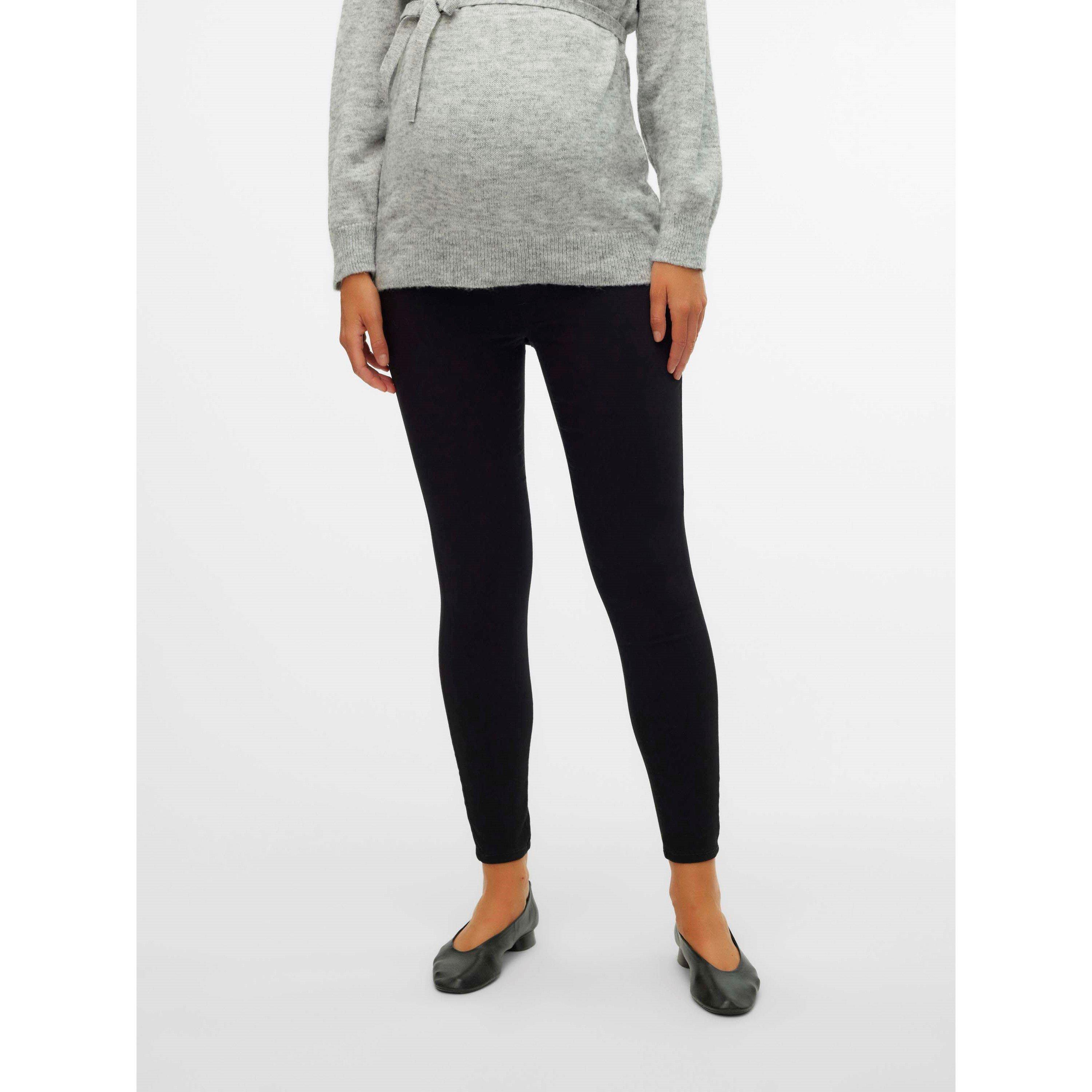 Black Denim - Mamalicious - Mama Slm Jeggings Ld62 - 6