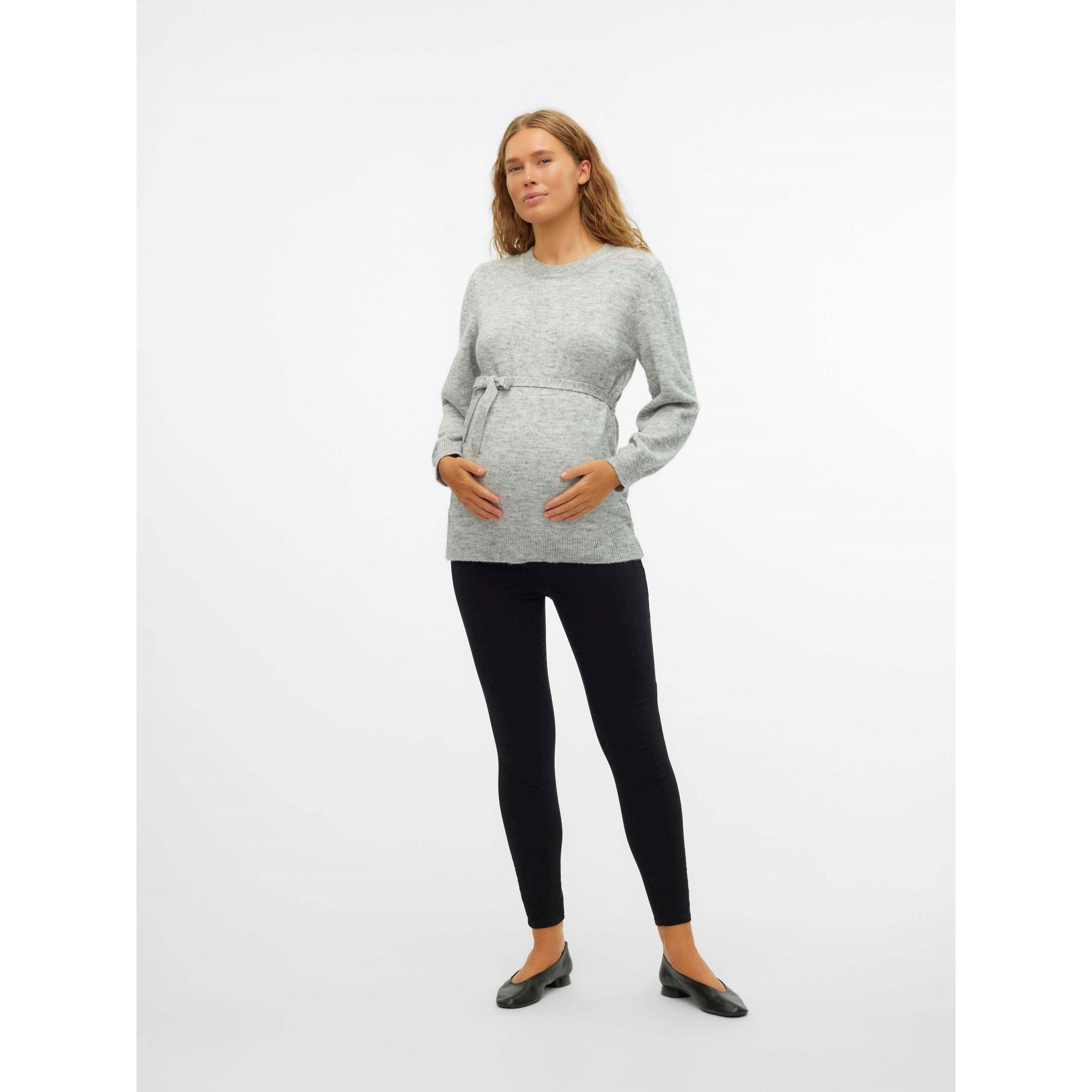 Black Denim - Mamalicious - Mama Slm Jeggings Ld62 - 7