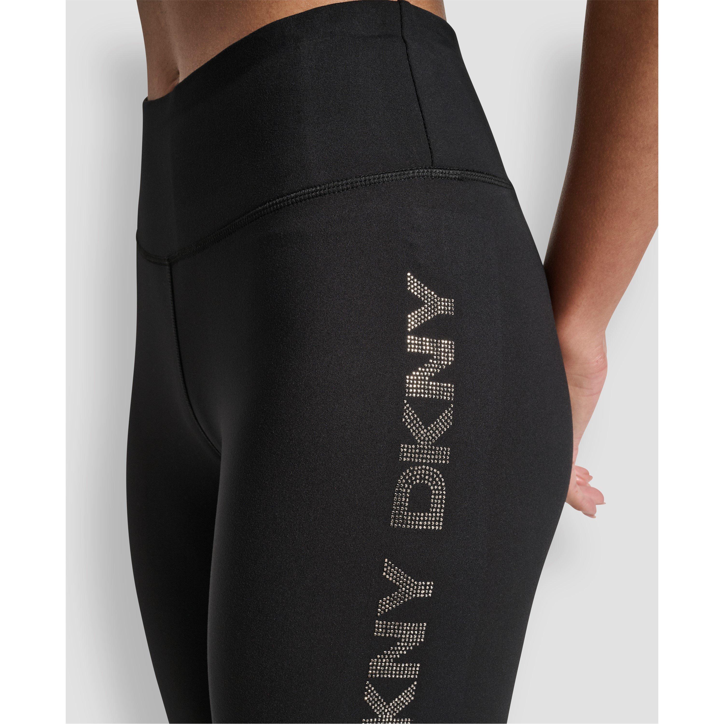 Black/Gunmetal - DKNY - Women's Leggings - 5