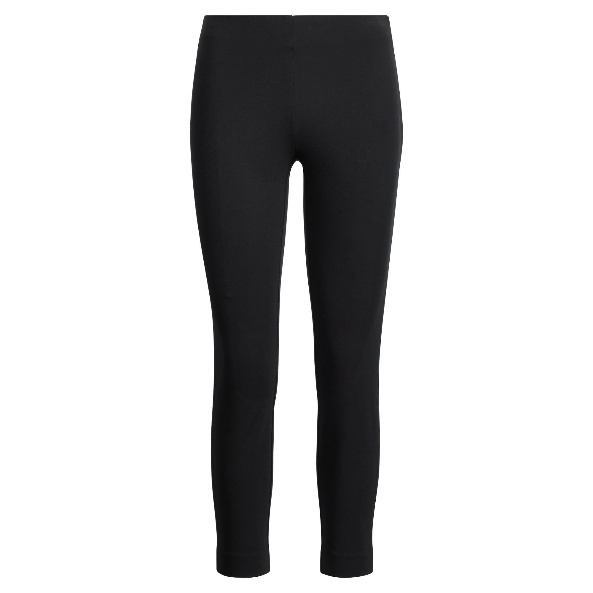 Black - Lauren by Ralph Lauren - Women's Keslina Cotton Ankle Length Mid Rise Skinny Trousers - 7