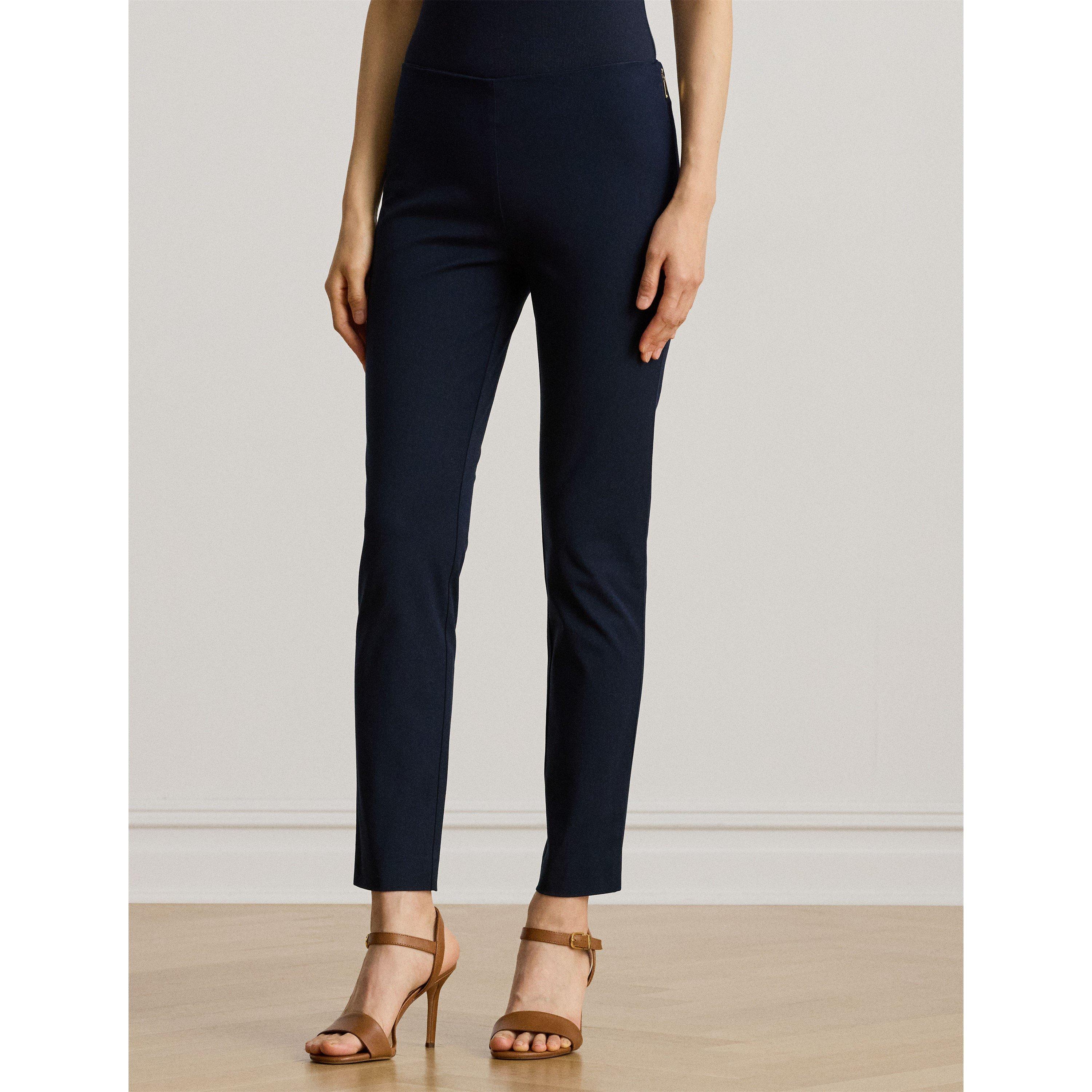 Lauren Navy - Lauren by Ralph Lauren - Women's Keslina Skinny Trousers - 3