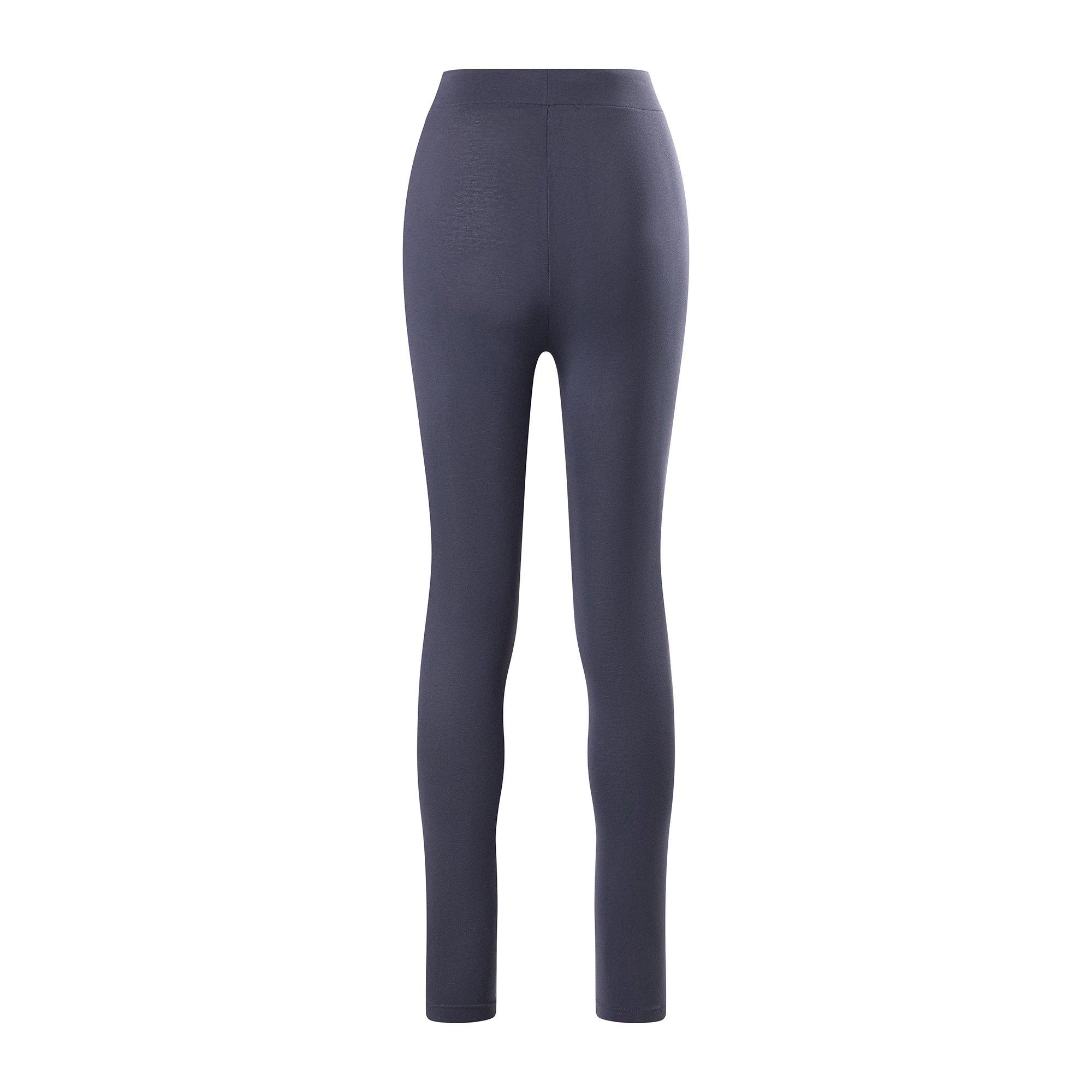 Blu Notte - Gym King - Women's High Waisted Full Length Cotton Leggings - 2