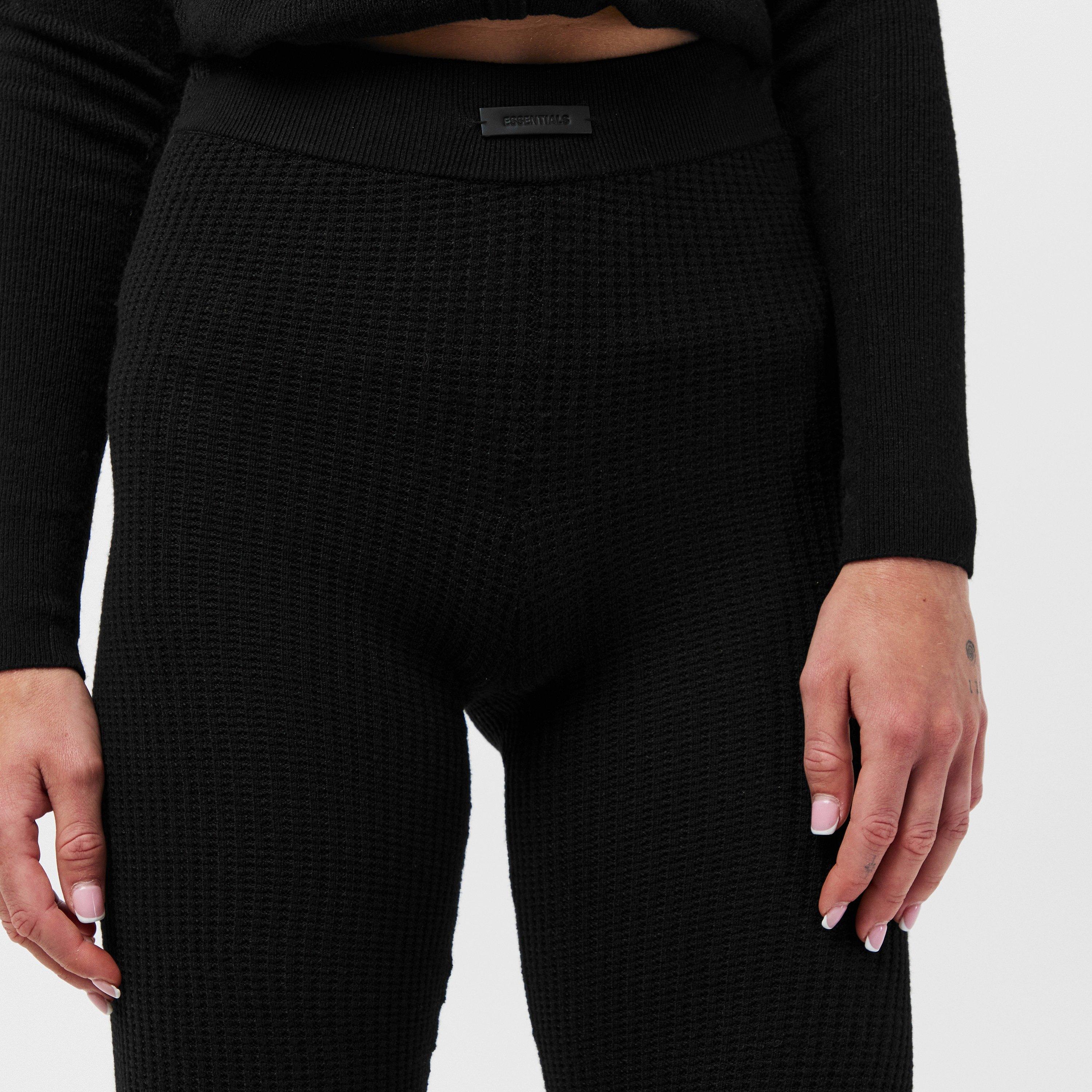 Jet Black - Fear Of God Essentials - Women's Waffle Leggings - 5