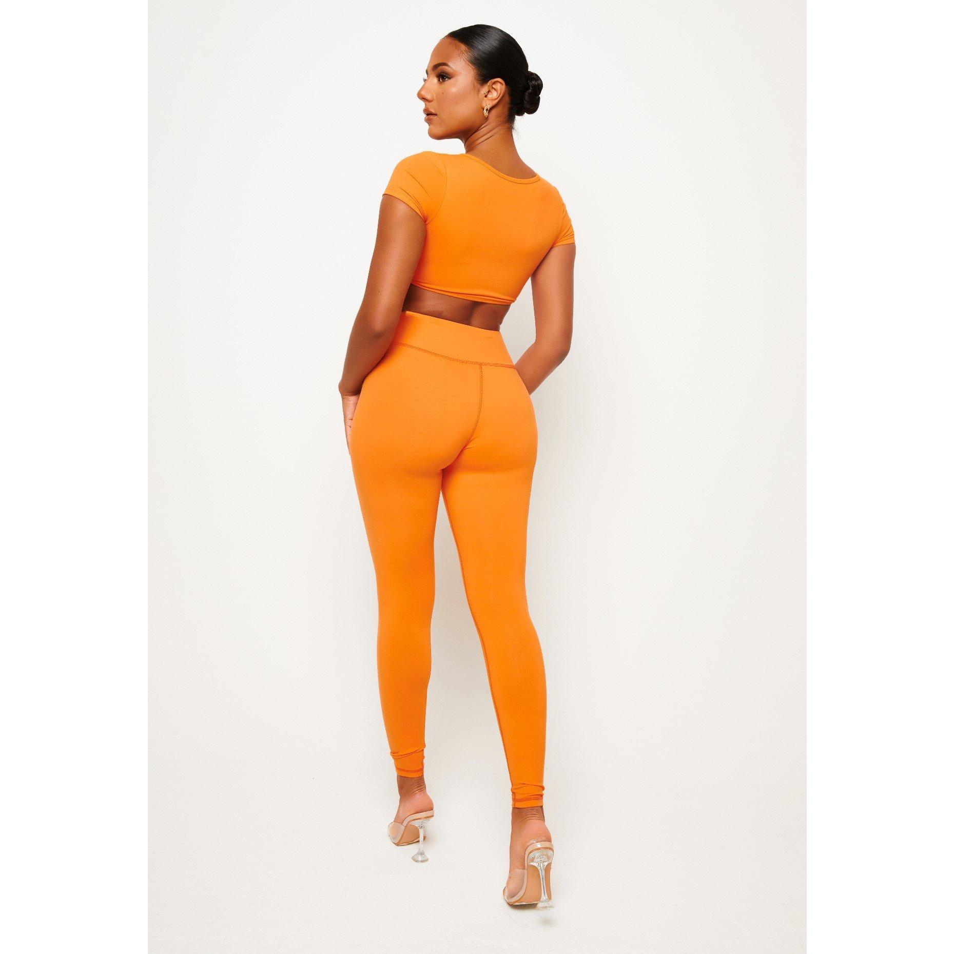 Orange - Honeyz - Leggings - 3