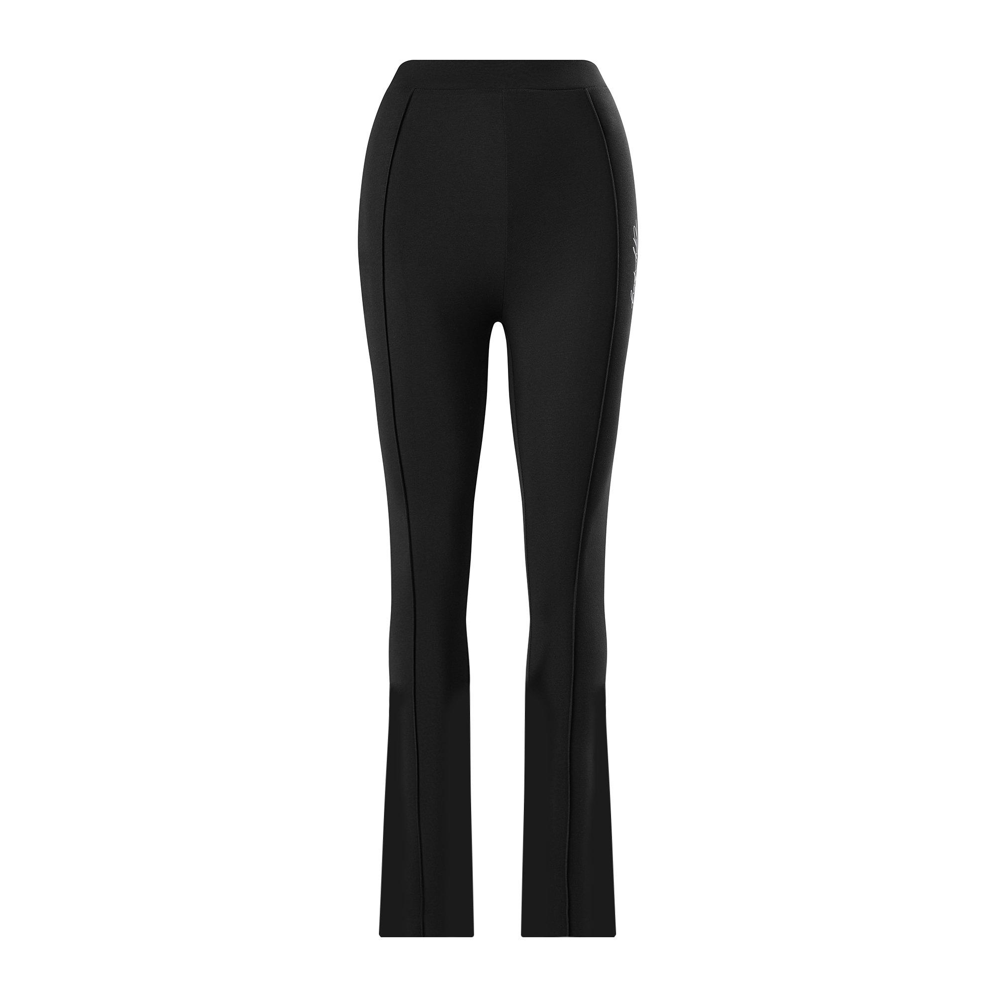 Zwart - Gym King - Gym King Reset Cotton Flared Legging - 2
