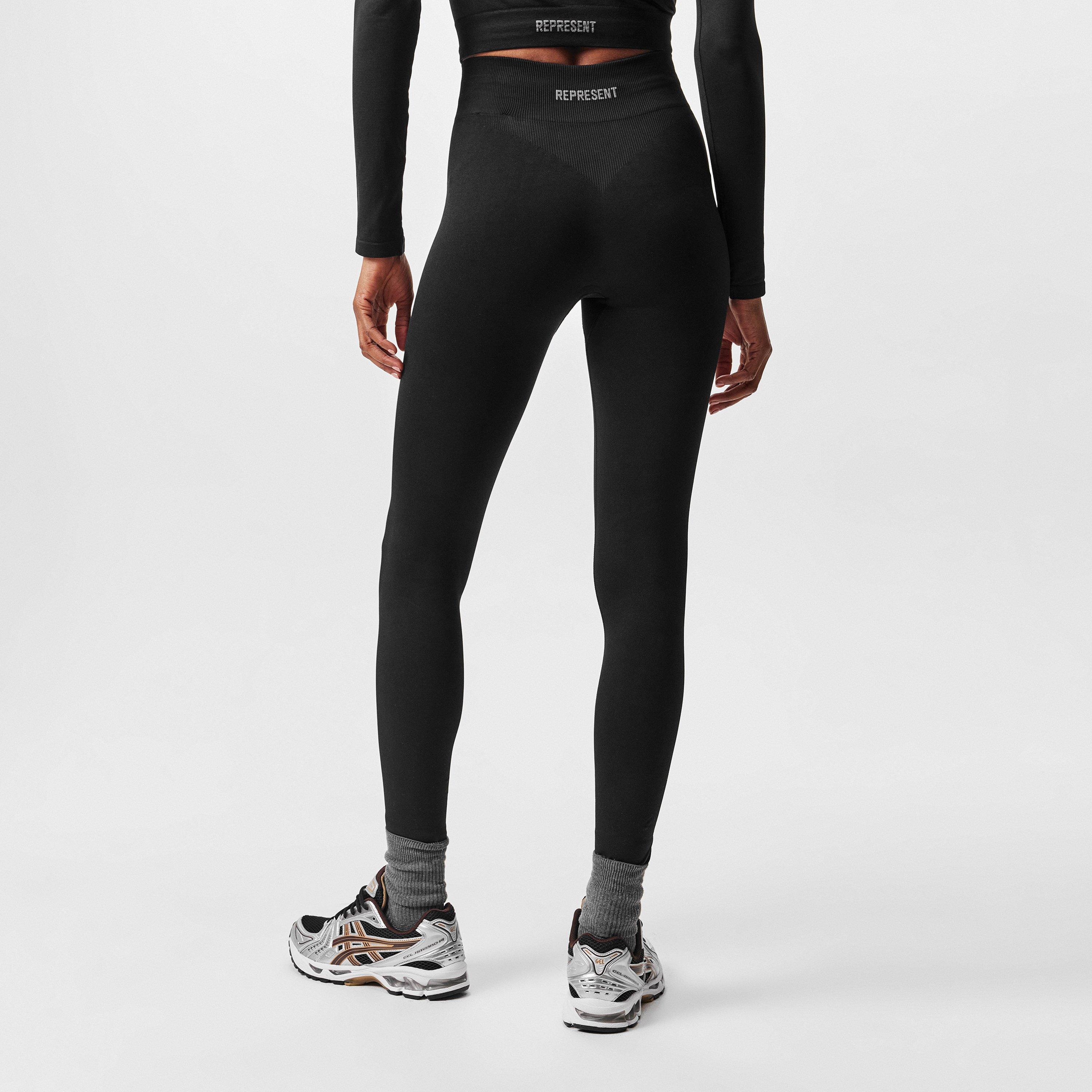 Jet Black - Represent - Women's Owners Club Contour Leggings, Sculpts to Figure - 4