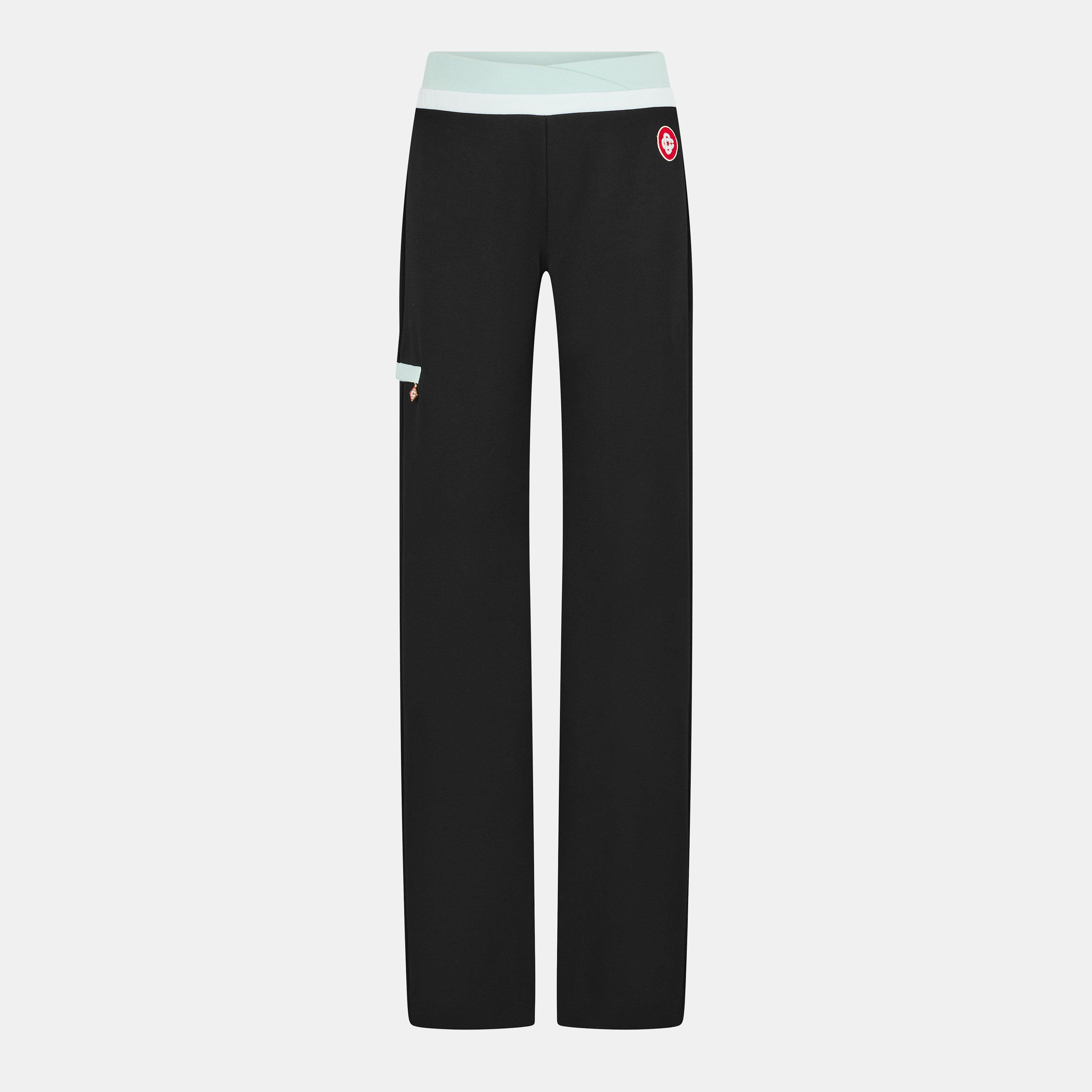 Black - Casablanca - Women's Scuba Technical Slim Fit Trousers - 1